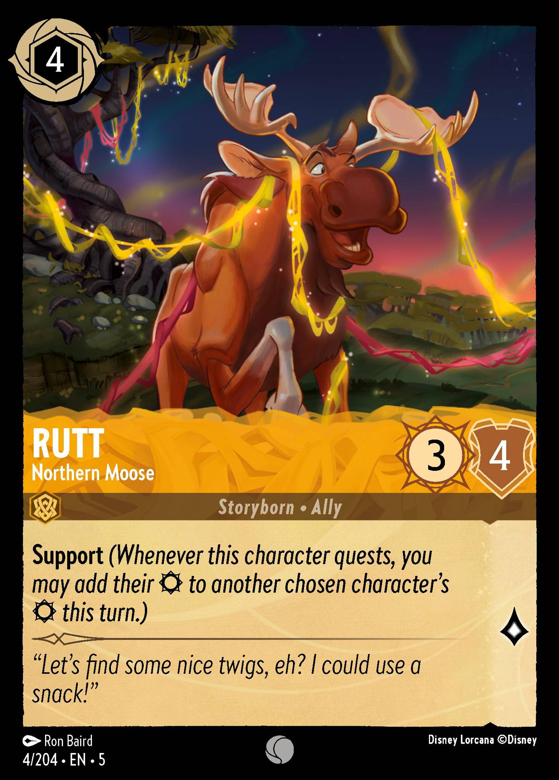 Rutt - Northern Moose — Shimmering Skies — Lorcana