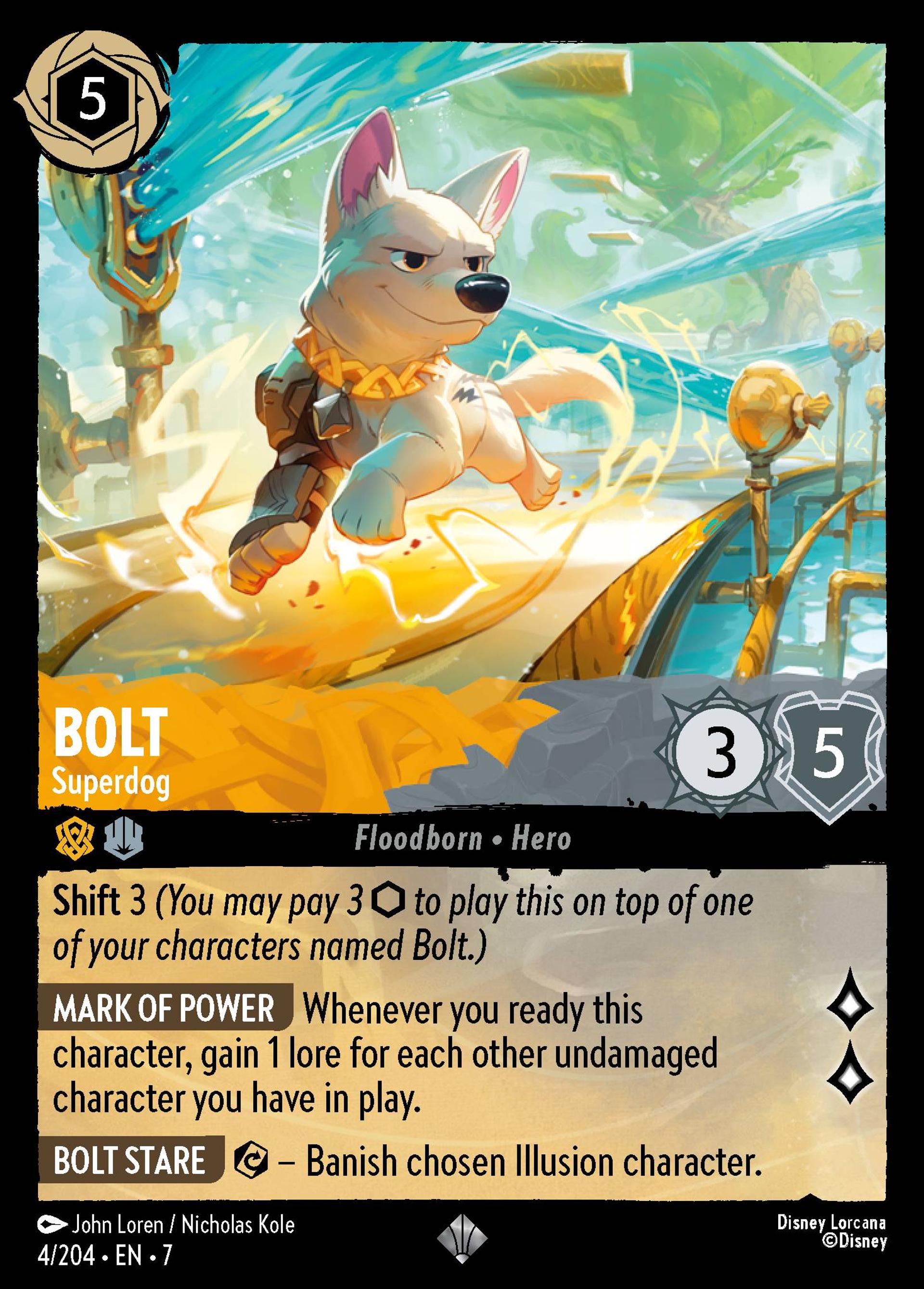 Bolt - Superdog — Archazia's Island — Lorcana