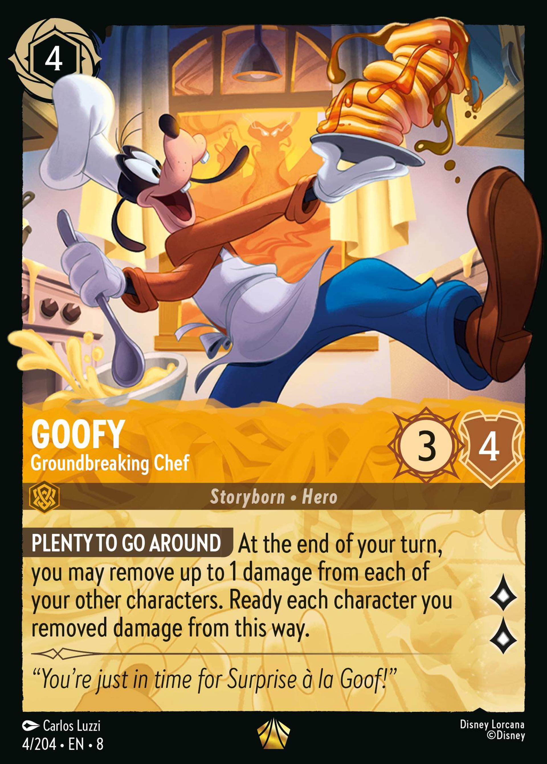 Goofy - Groundbreaking Chef — The Reign of Jafar — Lorcana
