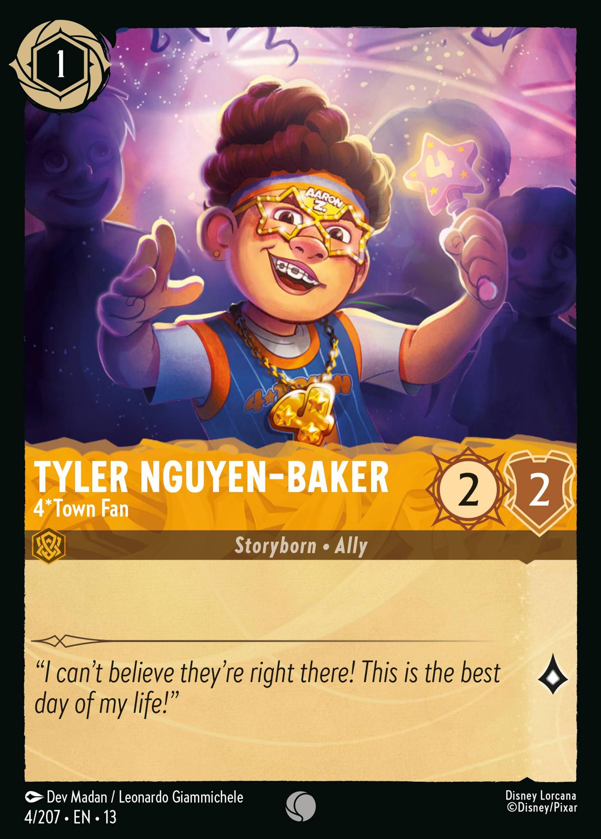 Tyler Nguyen-Baker - 4*Town Fan — Attack of the Vine! — Lorcana