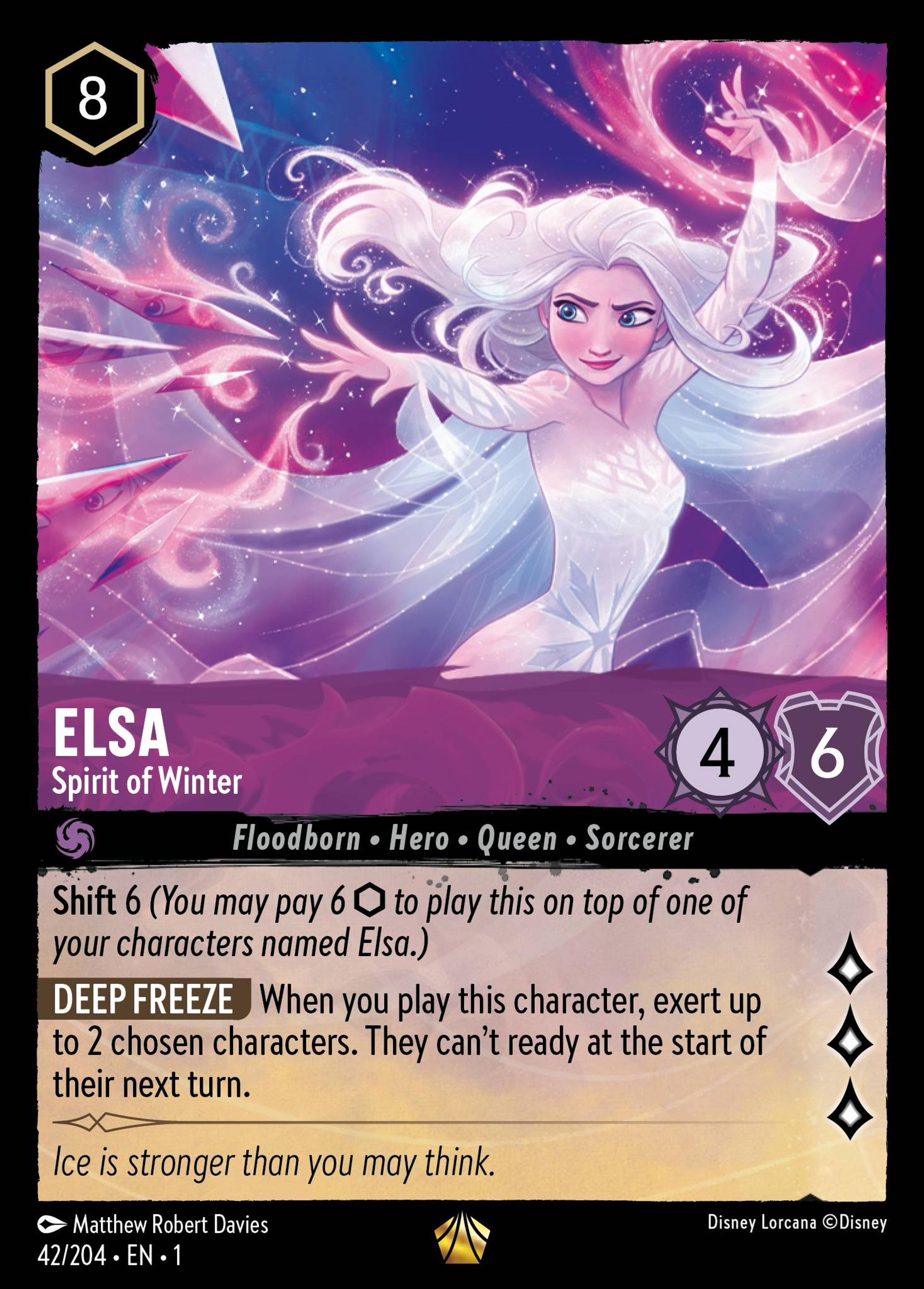 Elsa - Spirit of Winter — The First Chapter — Lorcana