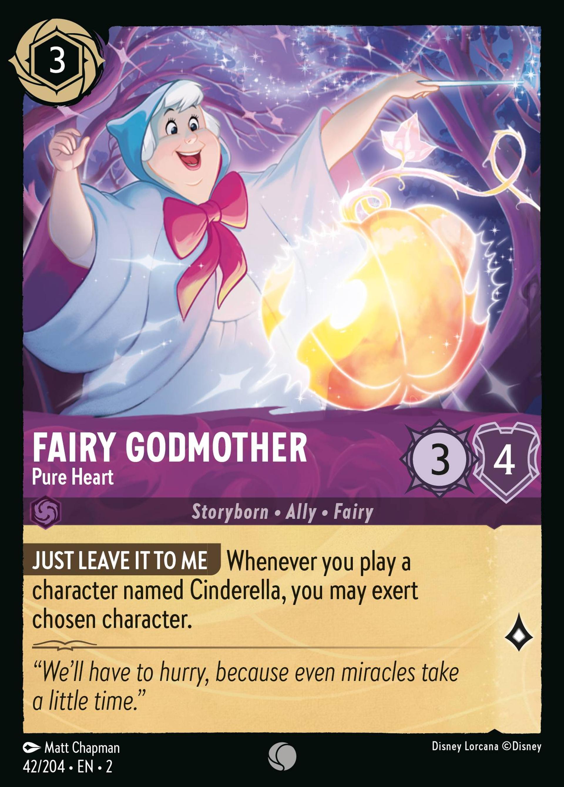 Fairy Godmother - Pure Heart — Rise of the Floodborn — Lorcana