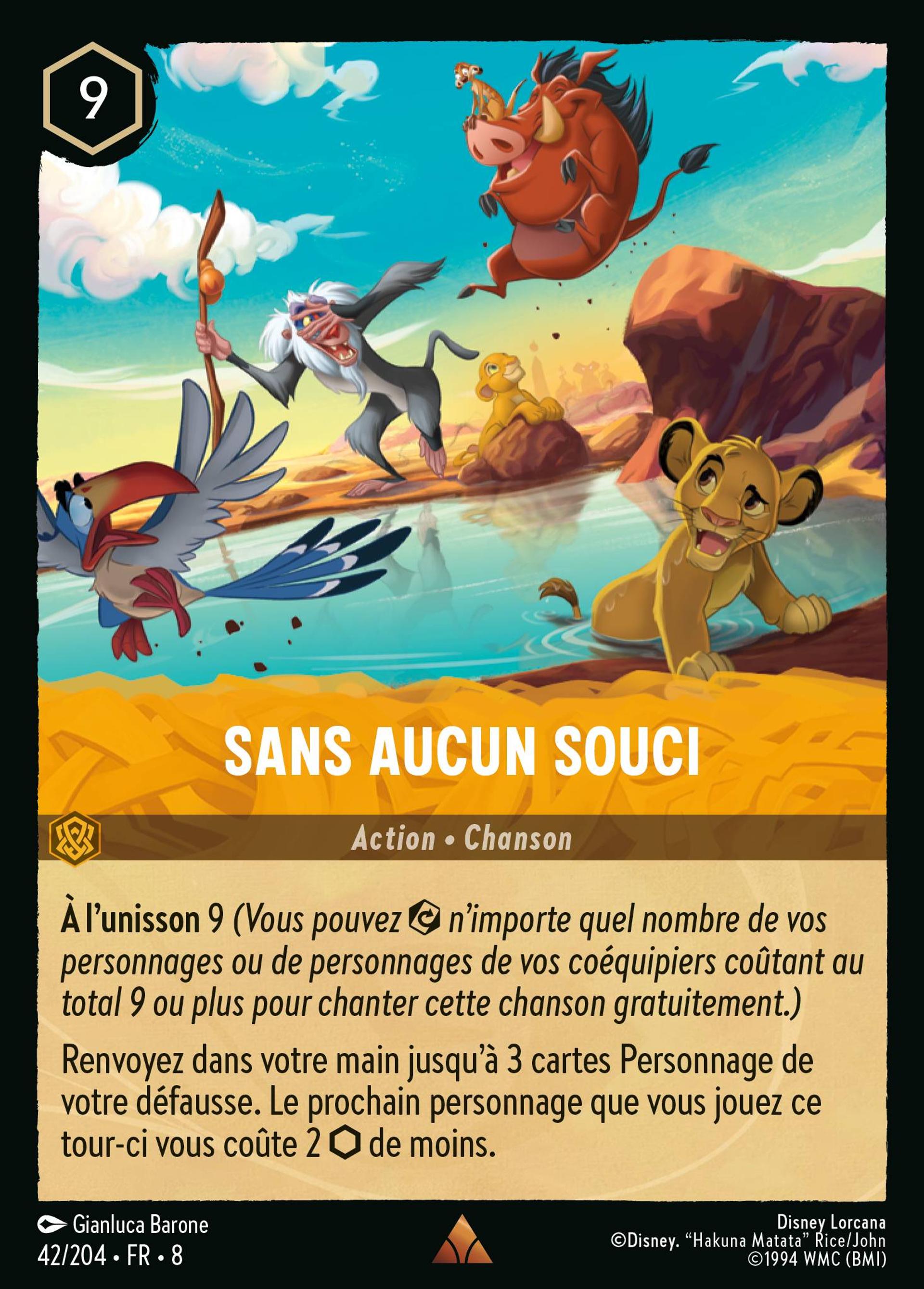Sans aucun souci — The Reign of Jafar — Lorcana