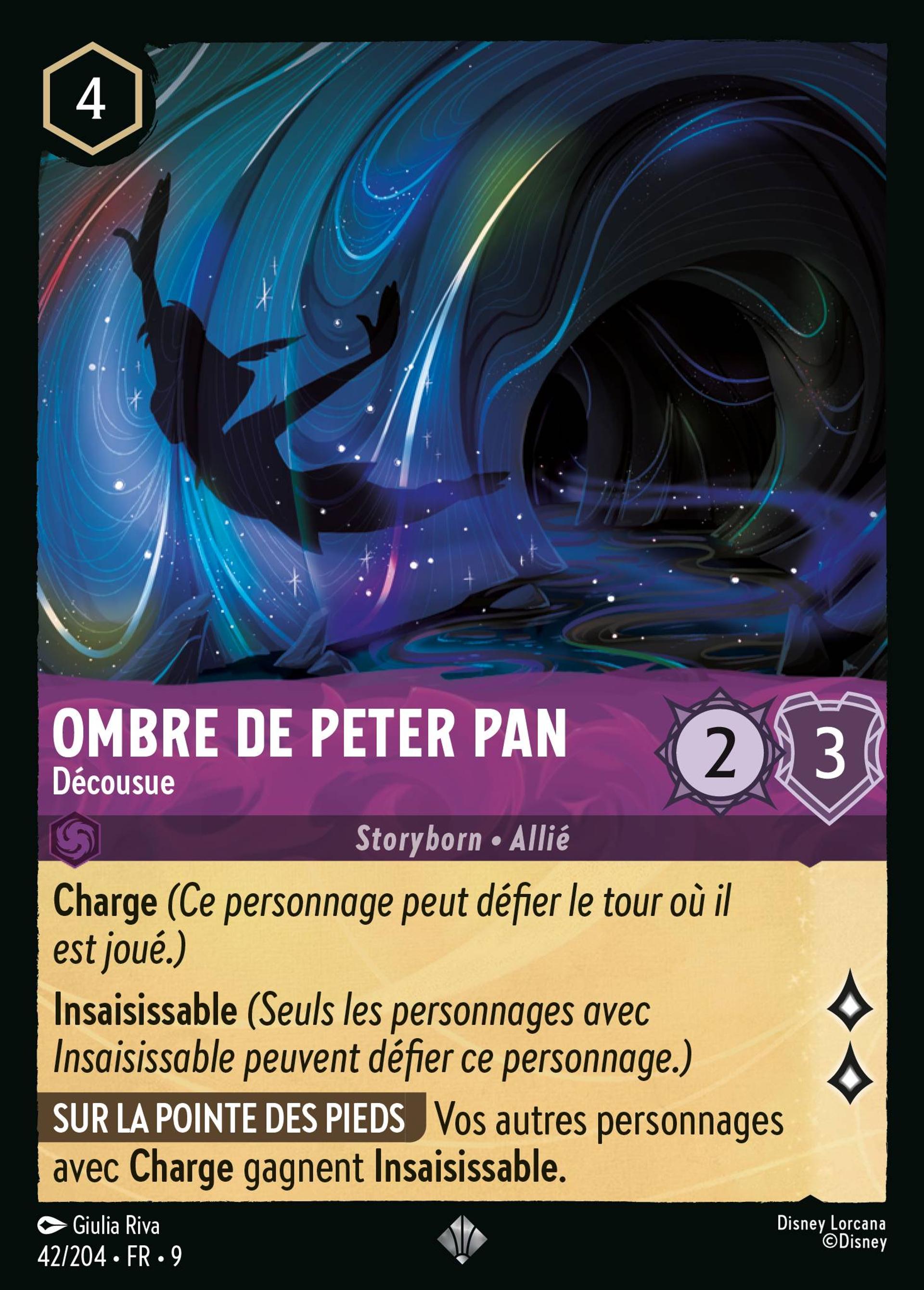 Ombre de Peter Pan - Décousue — Fabled — Lorcana