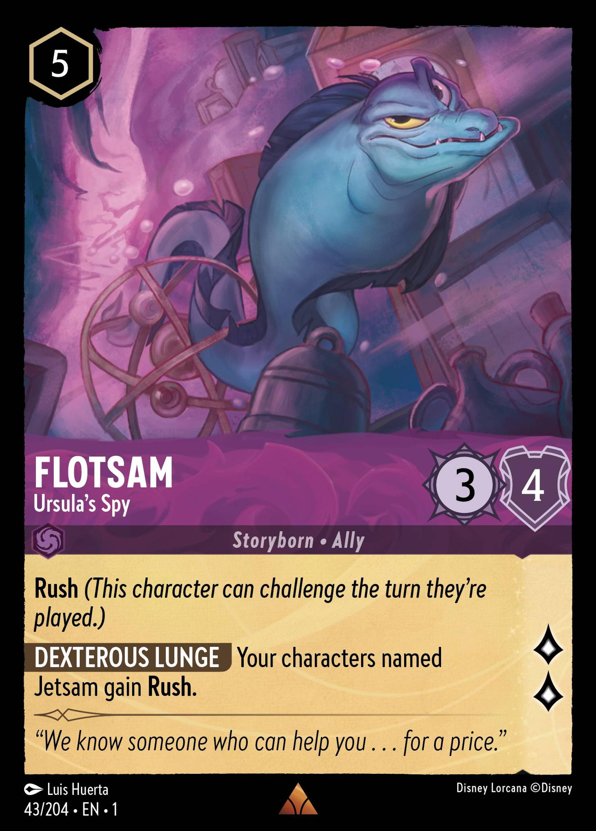 Flotsam - Ursula's Spy — The First Chapter — Lorcana