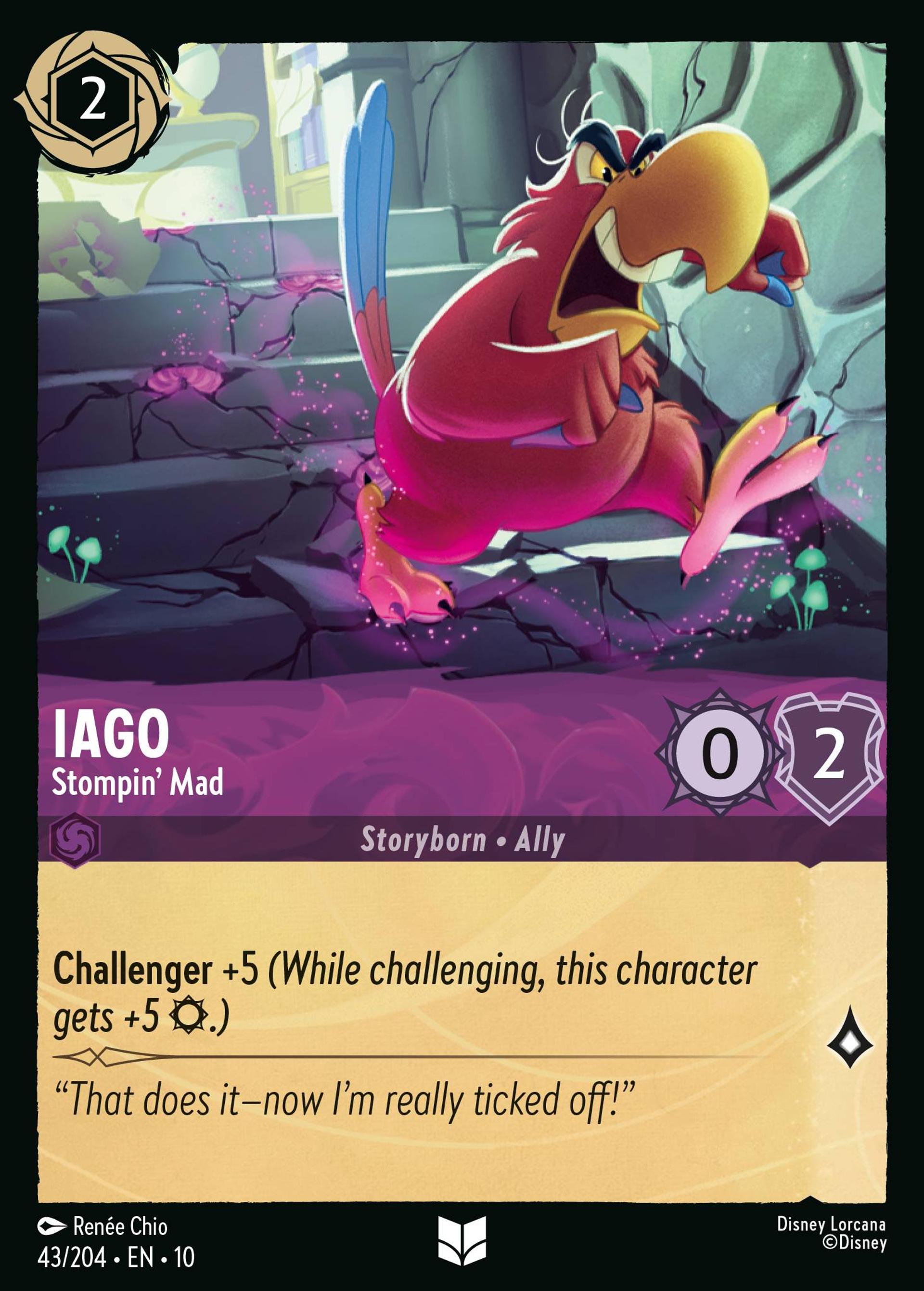 Iago - Stompin' Mad — Whispers in the Well — Lorcana