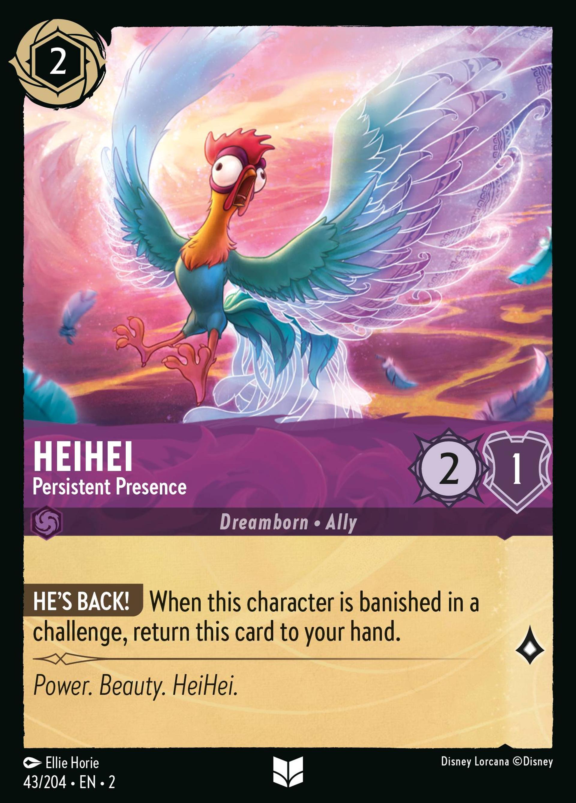 HeiHei - Persistent Presence — Rise of the Floodborn — Lorcana