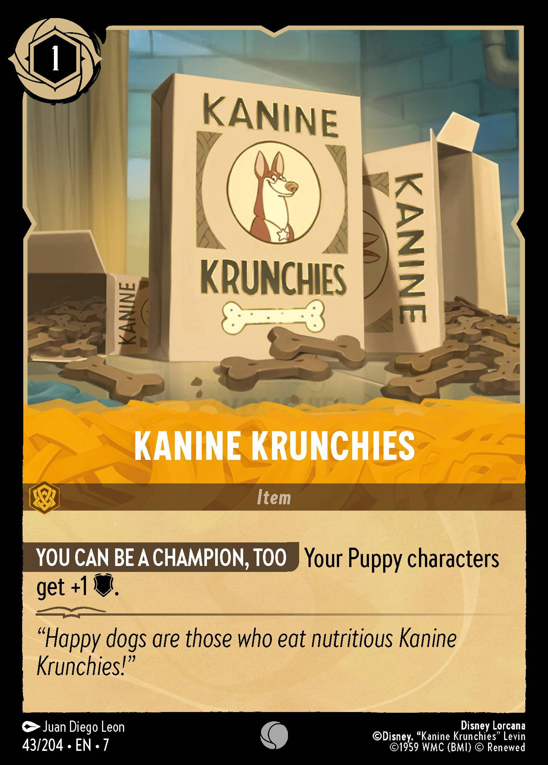 Kanine Krunchies — Archazia's Island — Lorcana