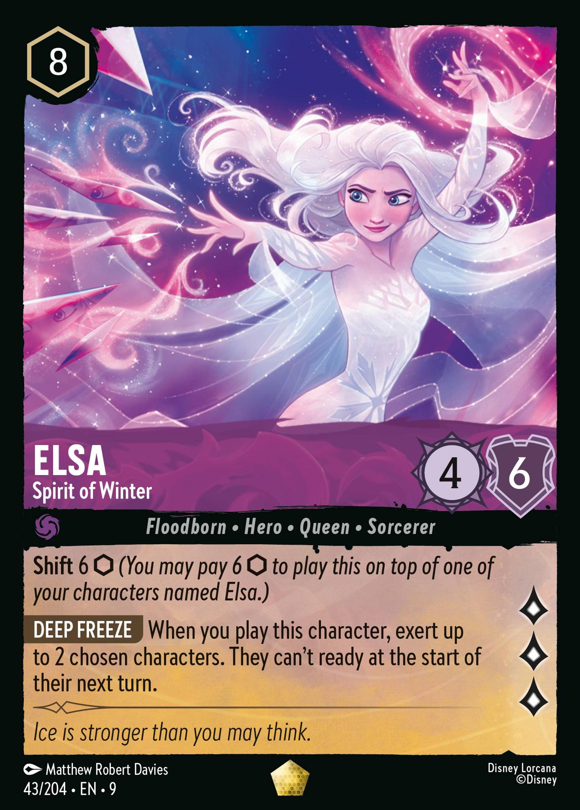 Elsa - Spirit of Winter — Fabled — Lorcana
