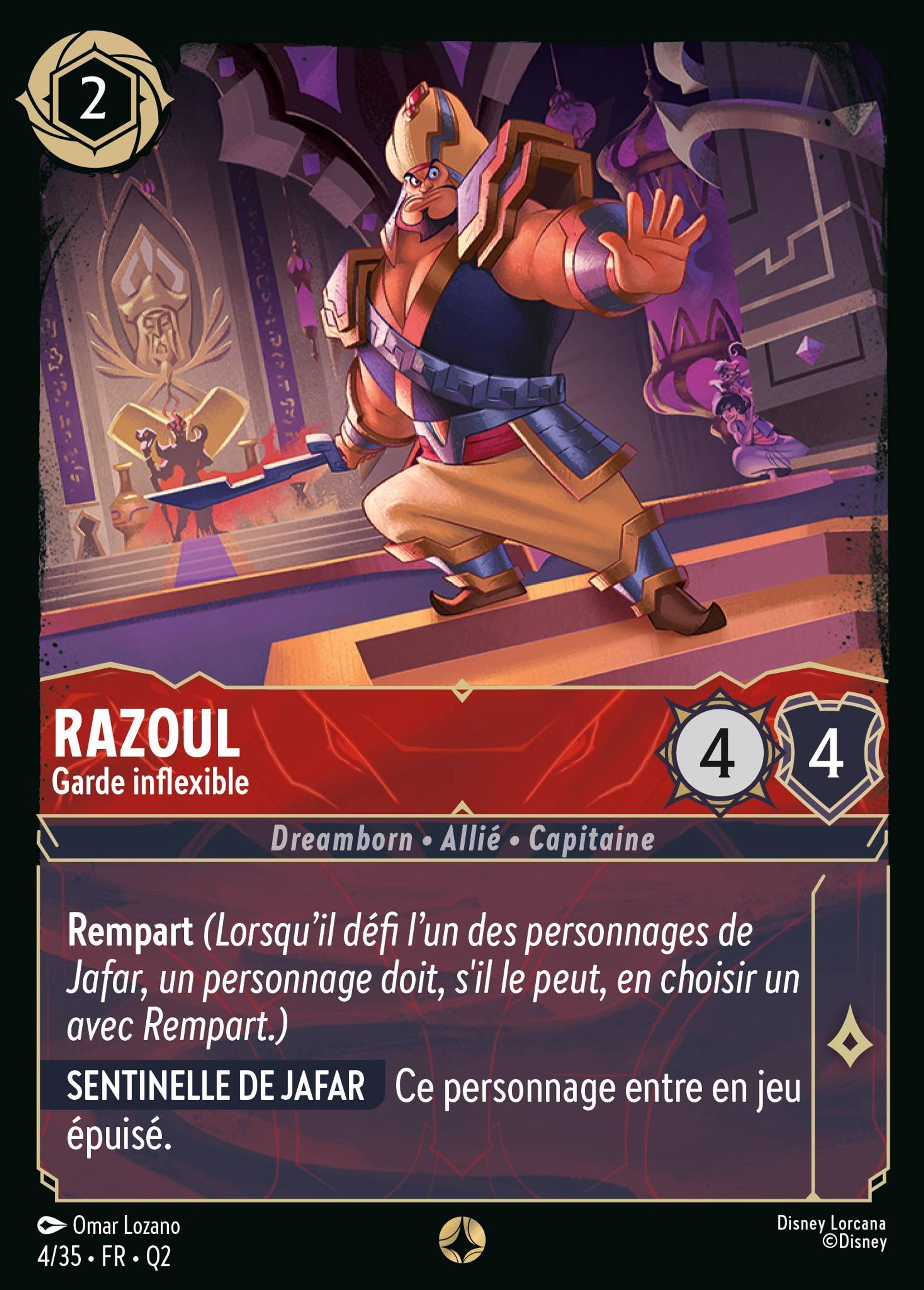 Razoul - Garde inflexible — Illumineer's Quest: Palace Heist — Lorcana