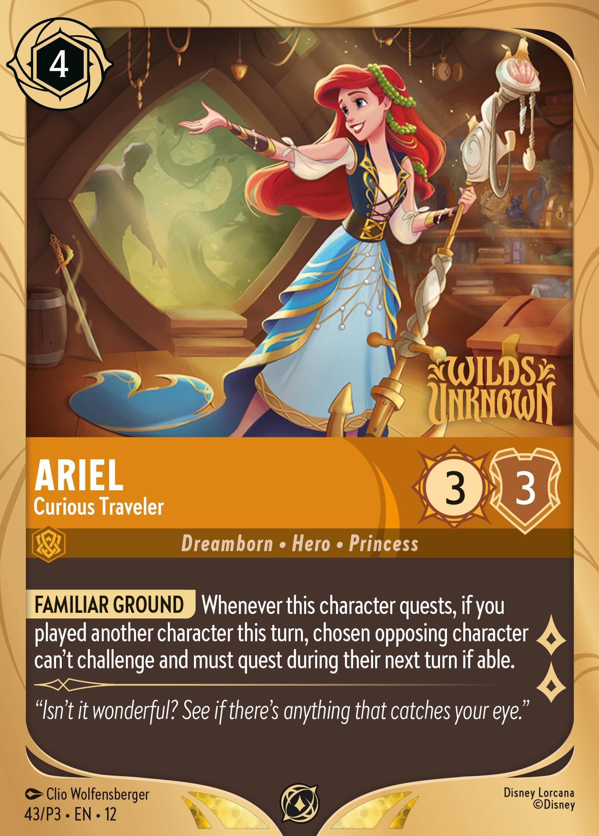 Ariel - Curious Traveler — Promos - Year 3 — Lorcana