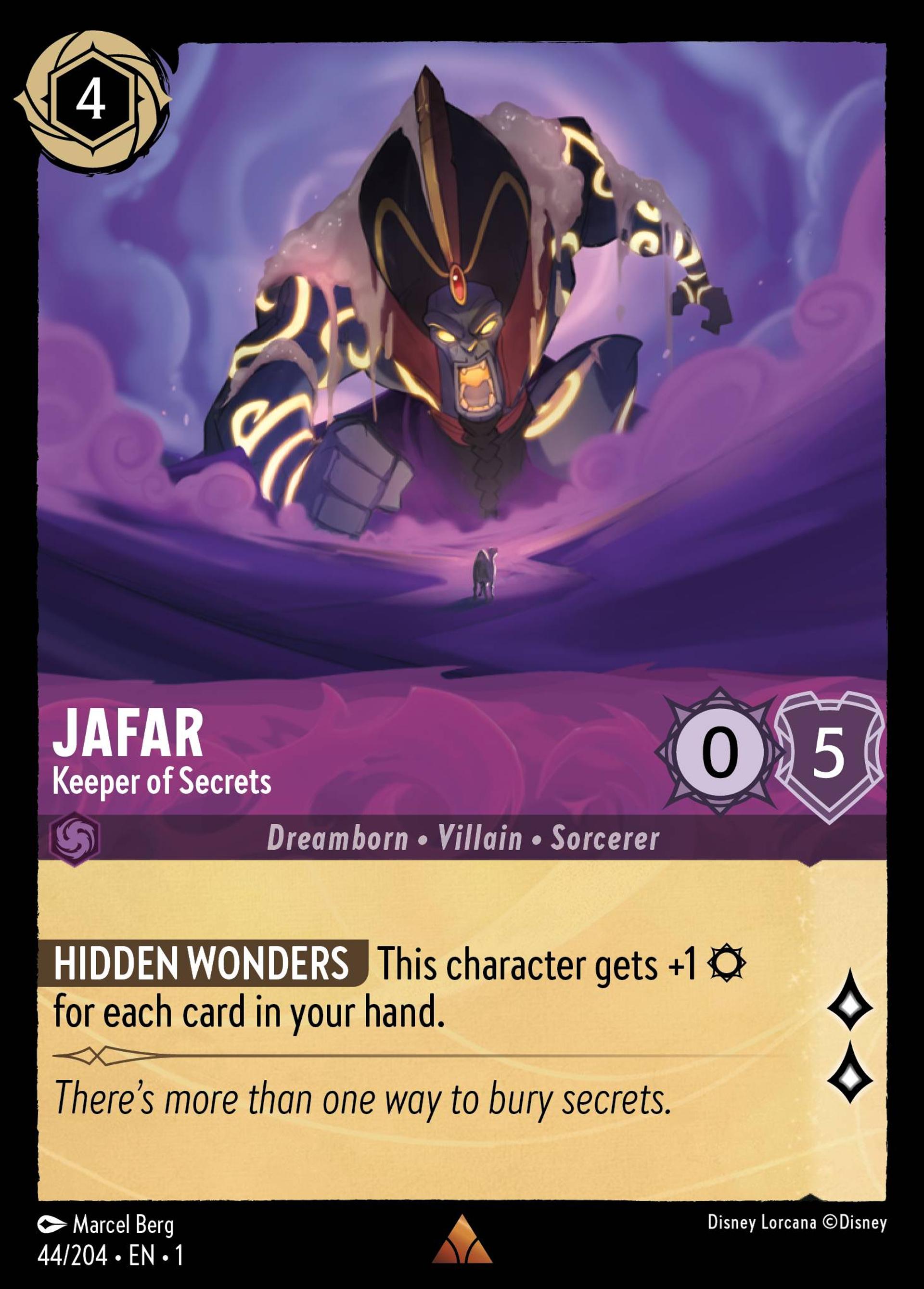 Jafar - Keeper of Secrets — The First Chapter — Lorcana