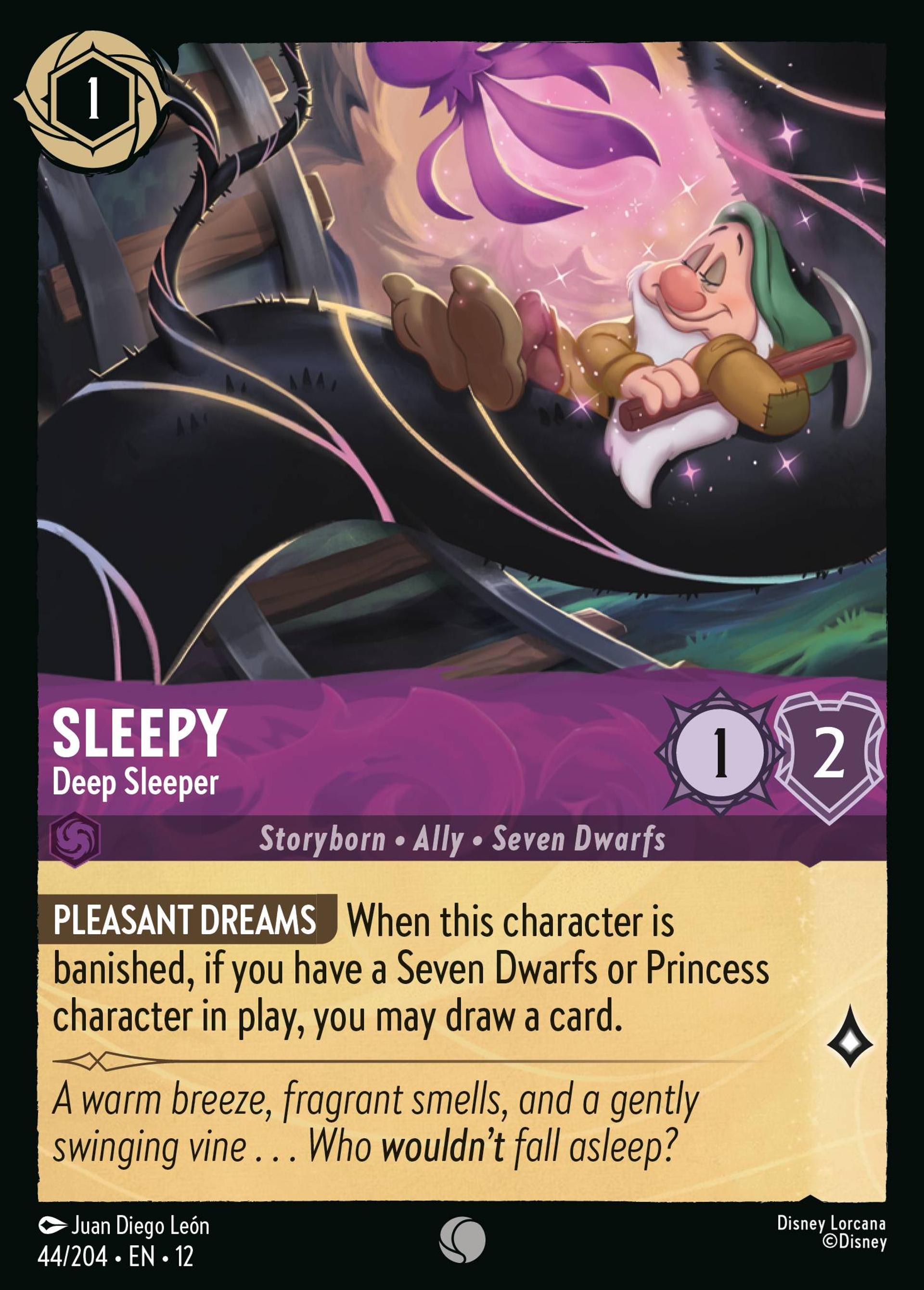 Sleepy - Deep Sleeper — Wilds Unknown — Lorcana