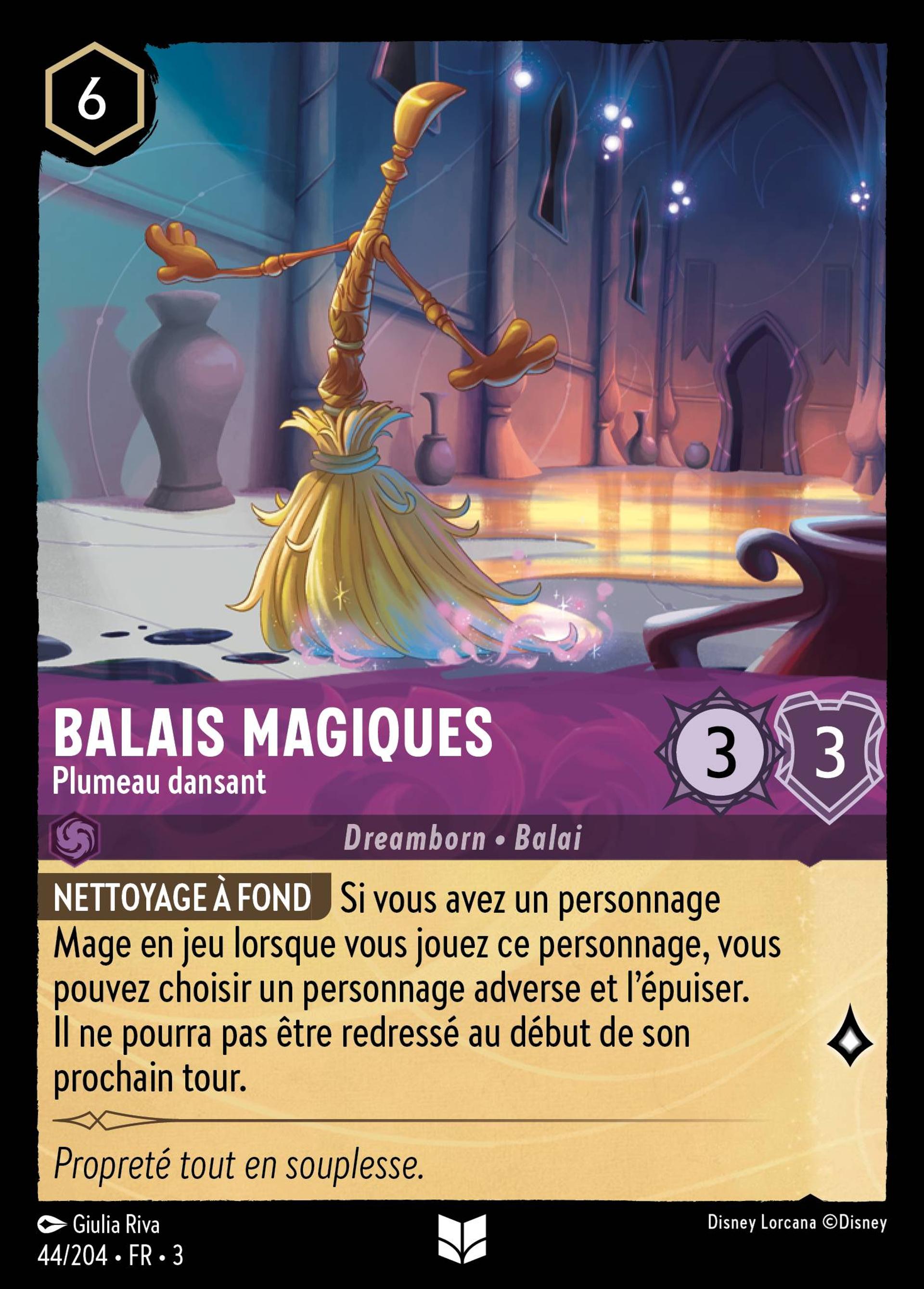 Balais magiques - Plumeau dansant — Into the Inklands — Lorcana