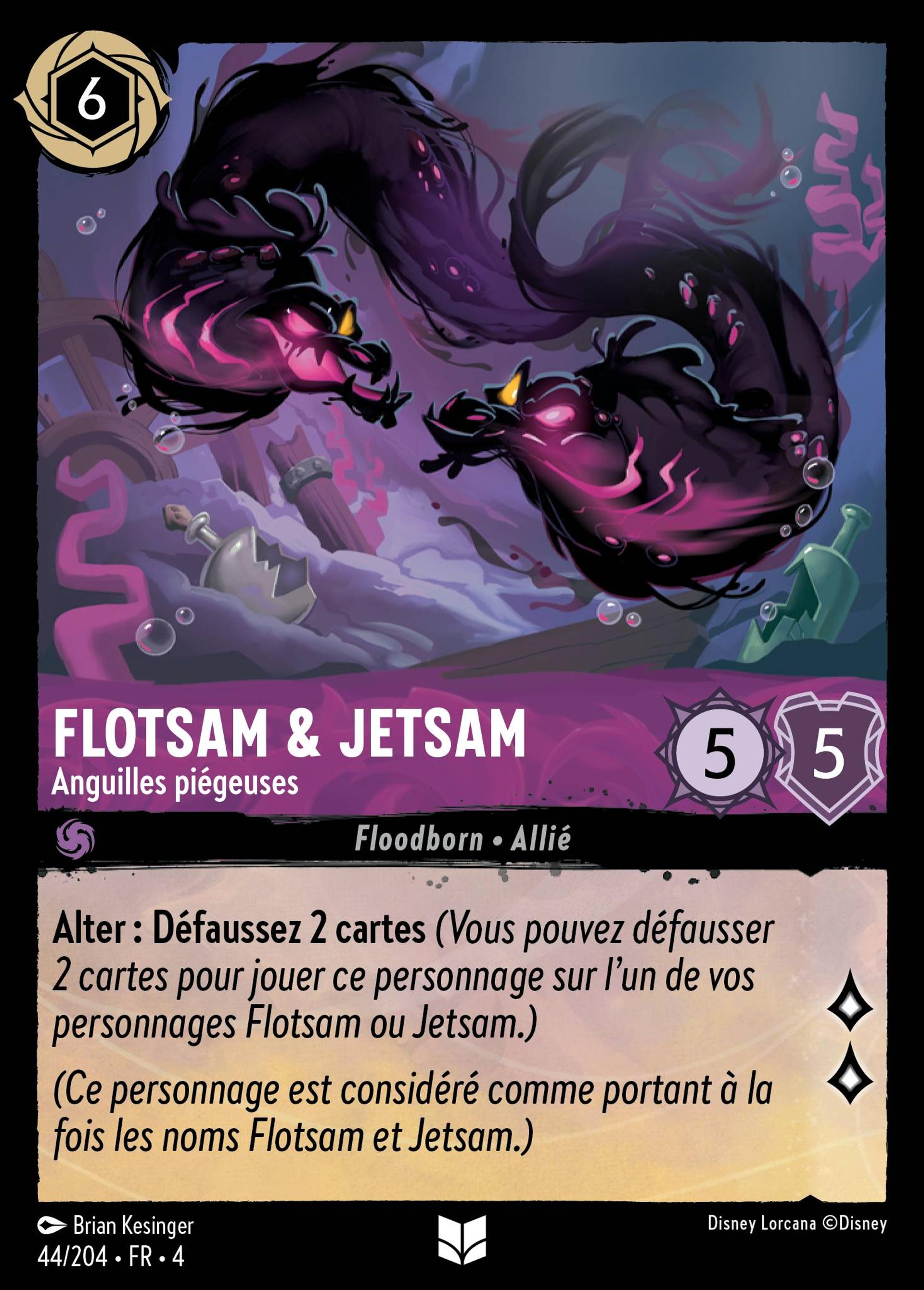 Flotsam & Jetsam - Anguilles piégeuses — Ursula's Return — Lorcana