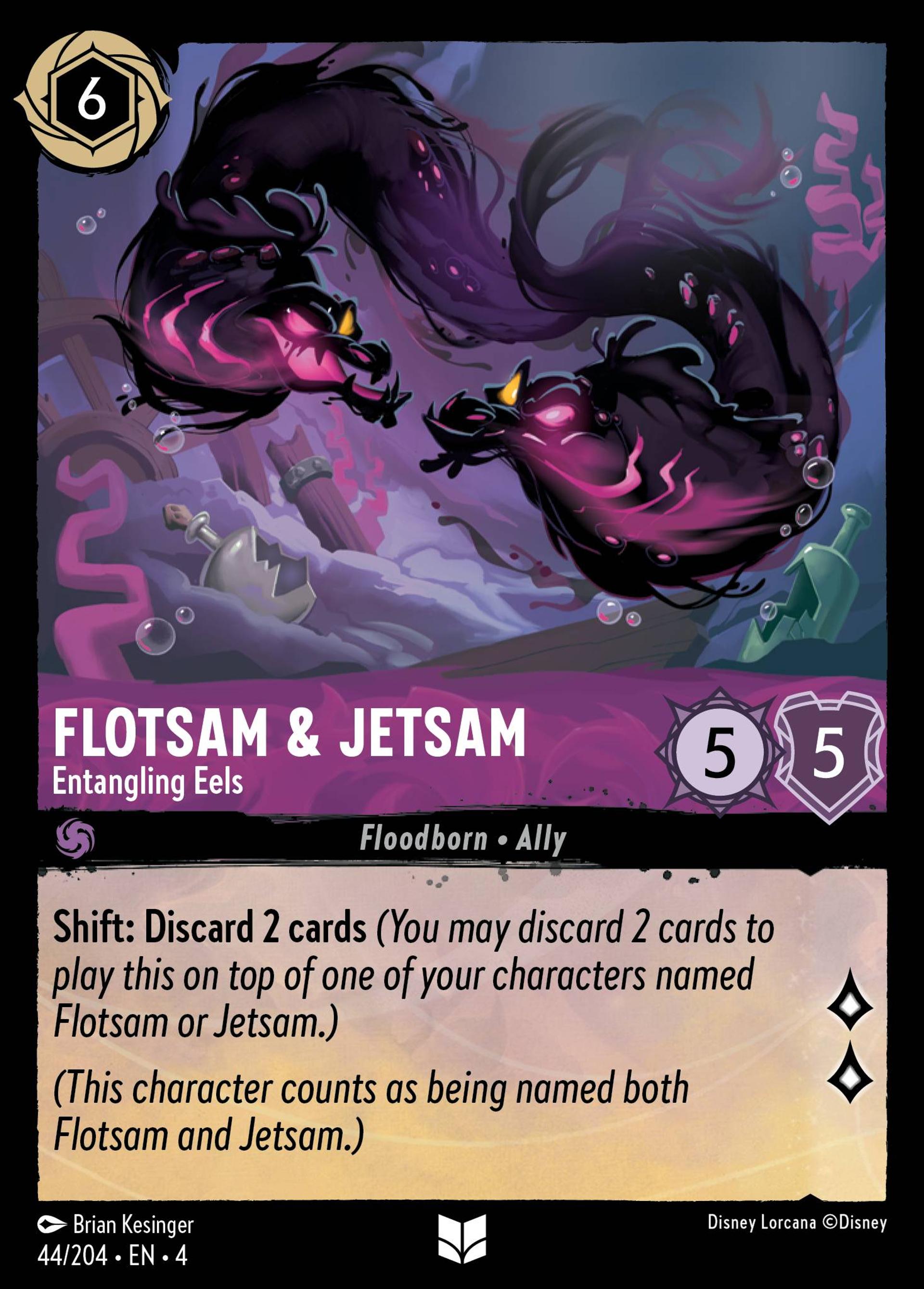 Flotsam & Jetsam - Entangling Eels — Ursula's Return — Lorcana