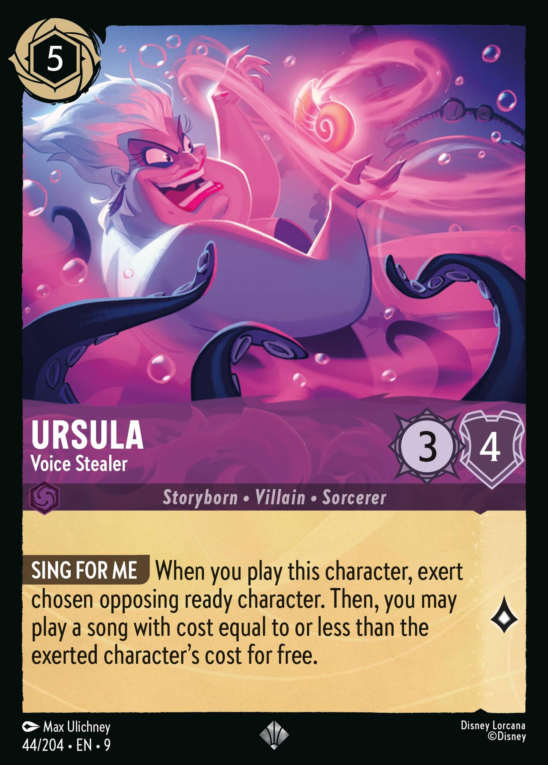 Ursula - Voice Stealer — Fabled — Lorcana