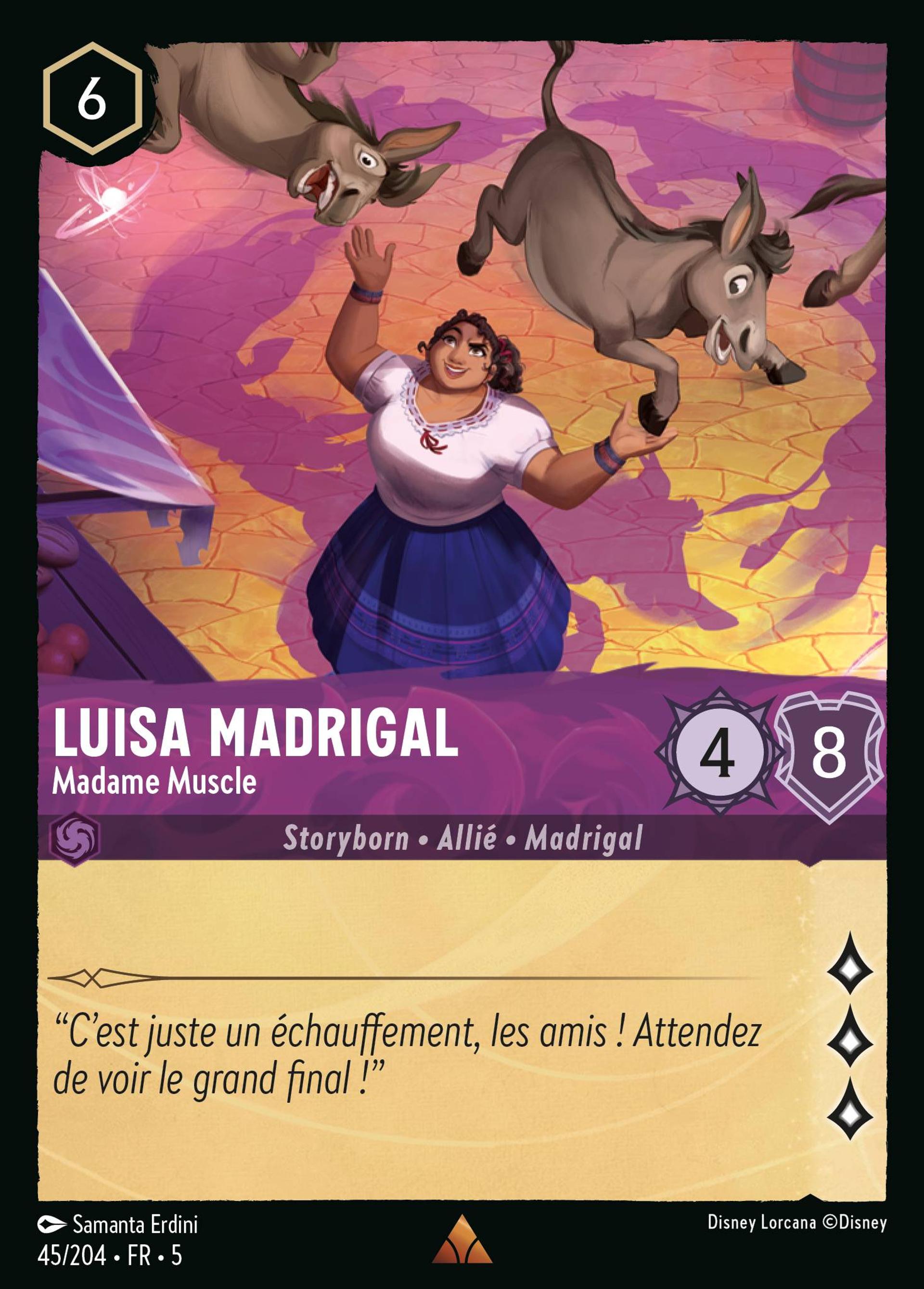 Luisa Madrigal - Madame Muscle — Shimmering Skies — Lorcana