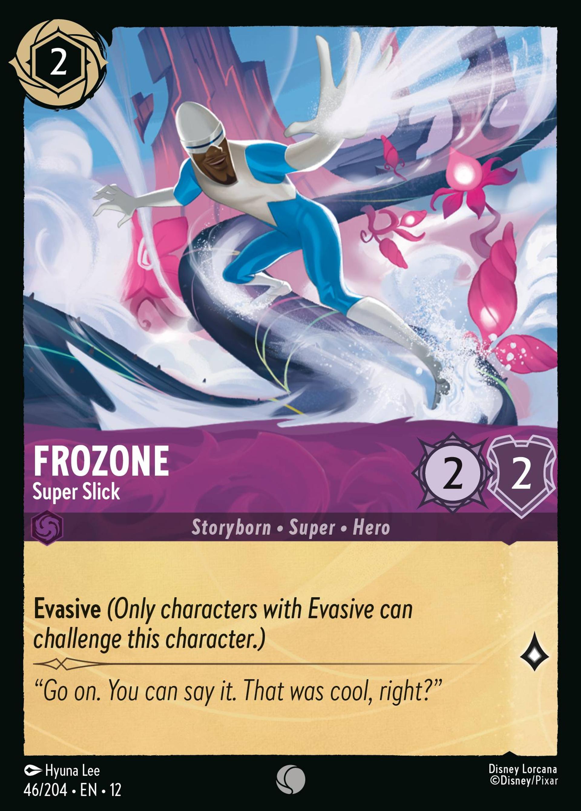 Frozone - Super Slick — Wilds Unknown — Lorcana