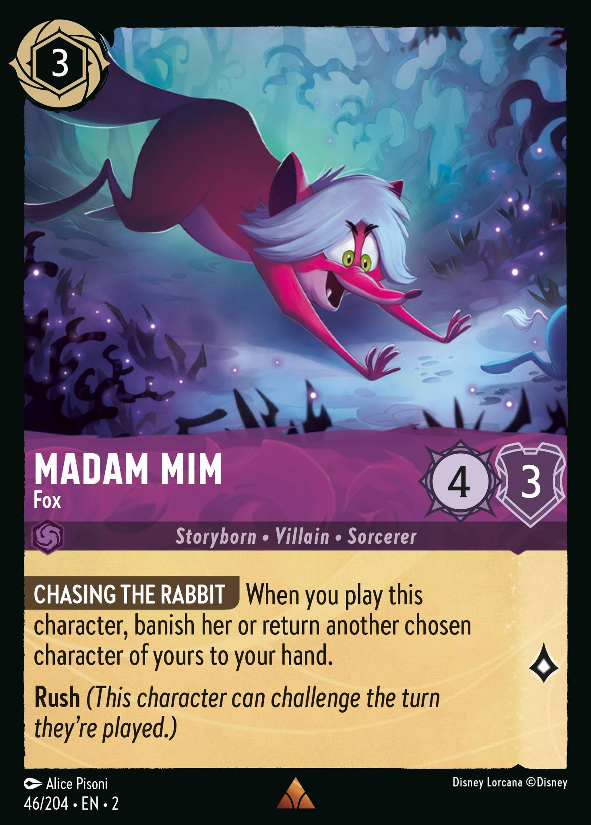 Madame Mime - En renard — Rise of the Floodborn — Lorcana