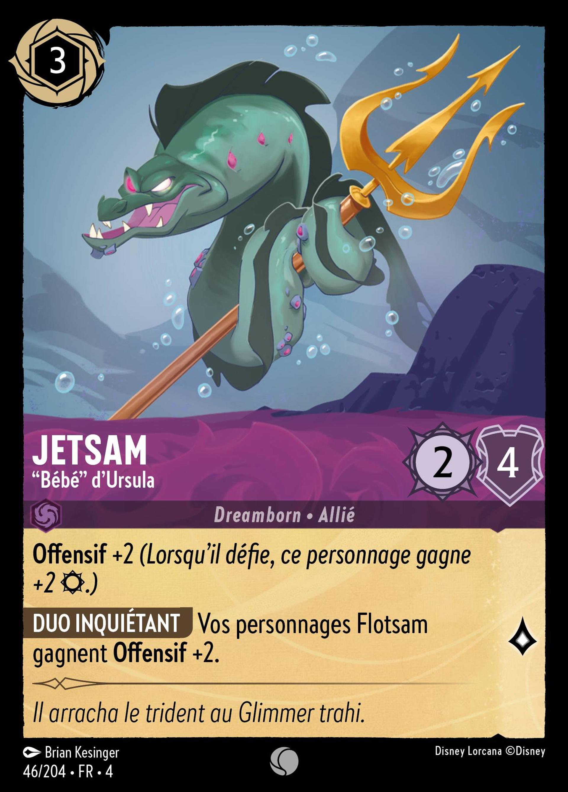 Jetsam - "Bébé" d'Ursula — Ursula's Return — Lorcana