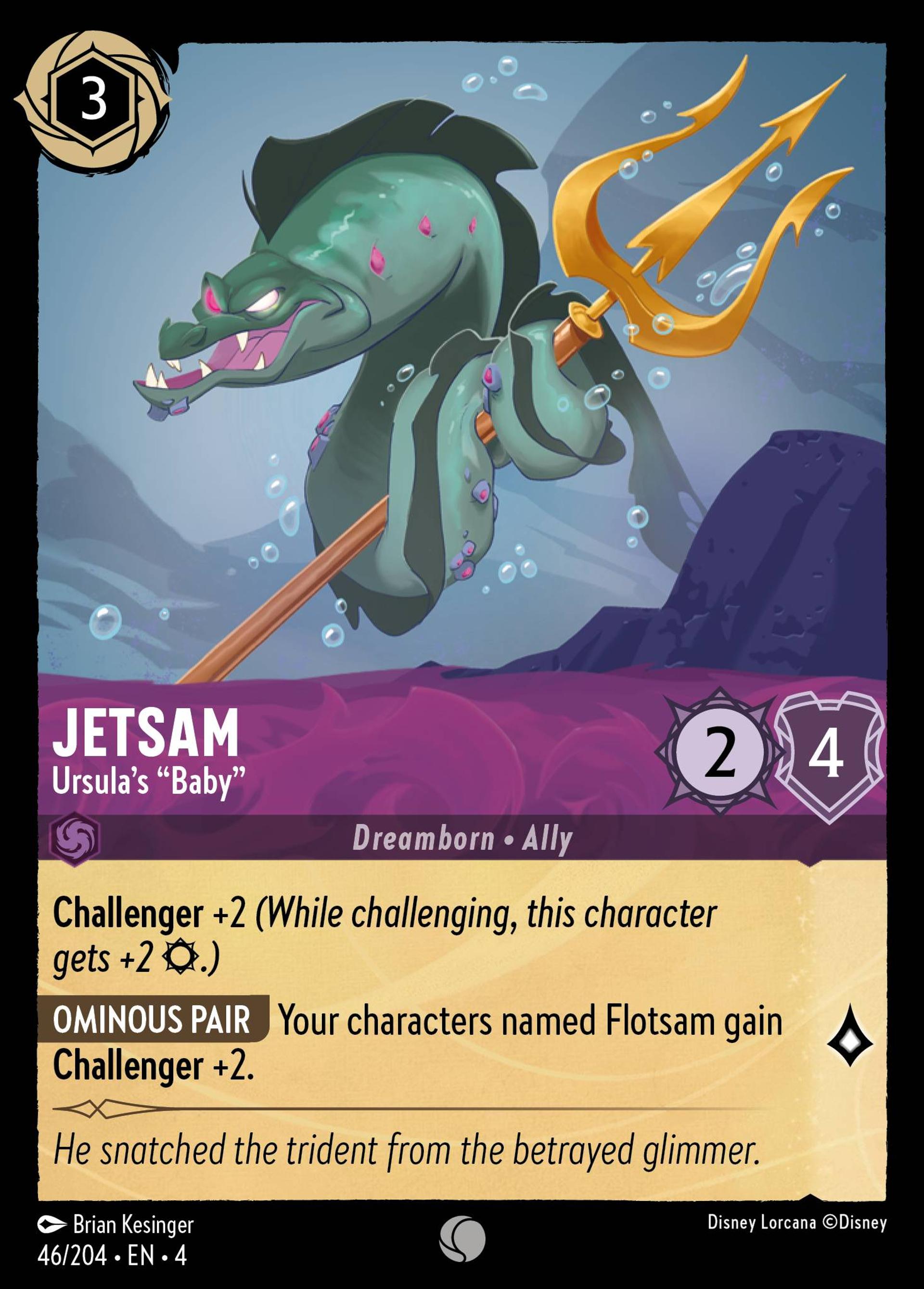 Jetsam - Ursula's "Baby" — Ursula's Return — Lorcana