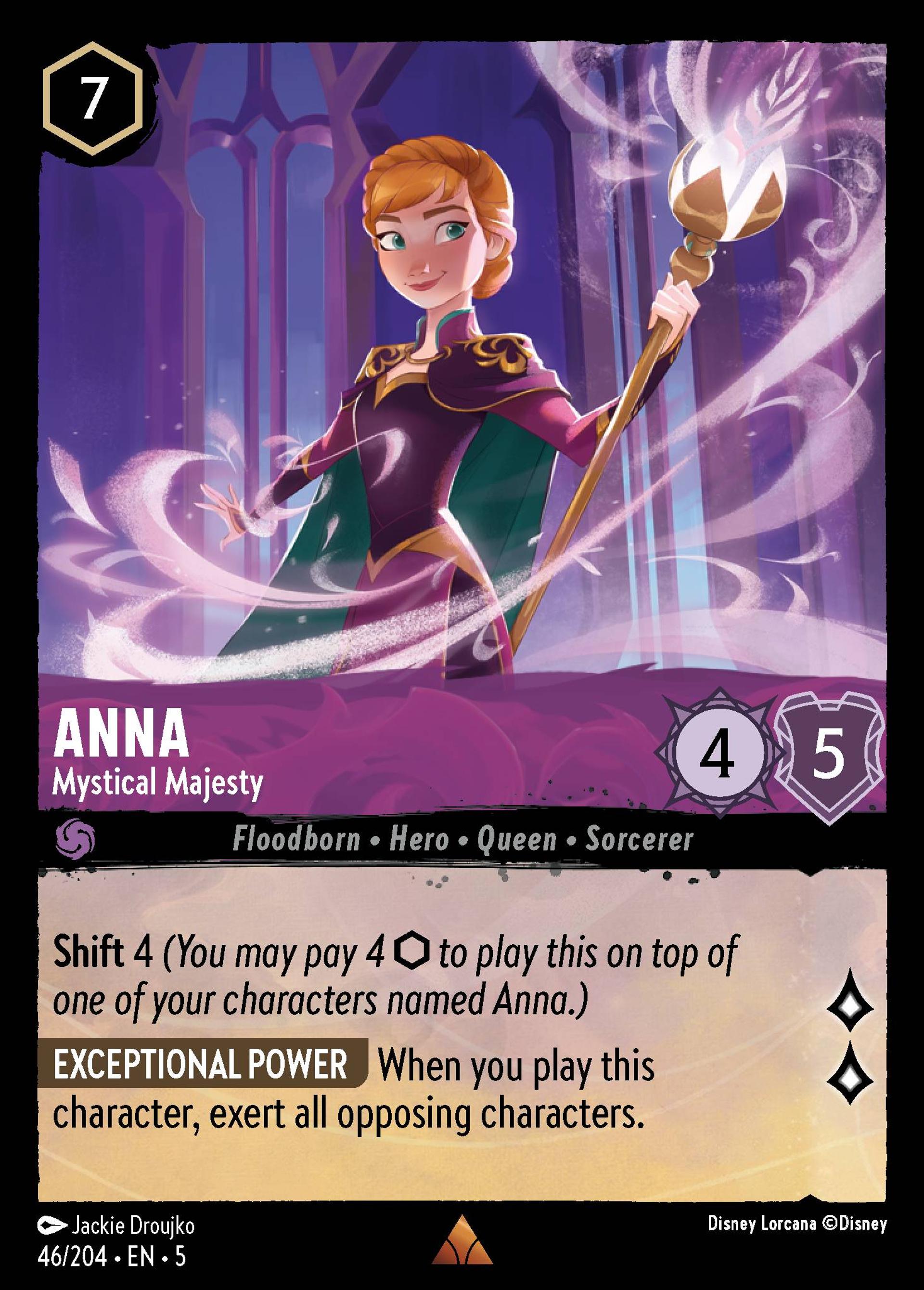 Anna - Mystical Majesty — Shimmering Skies — Lorcana