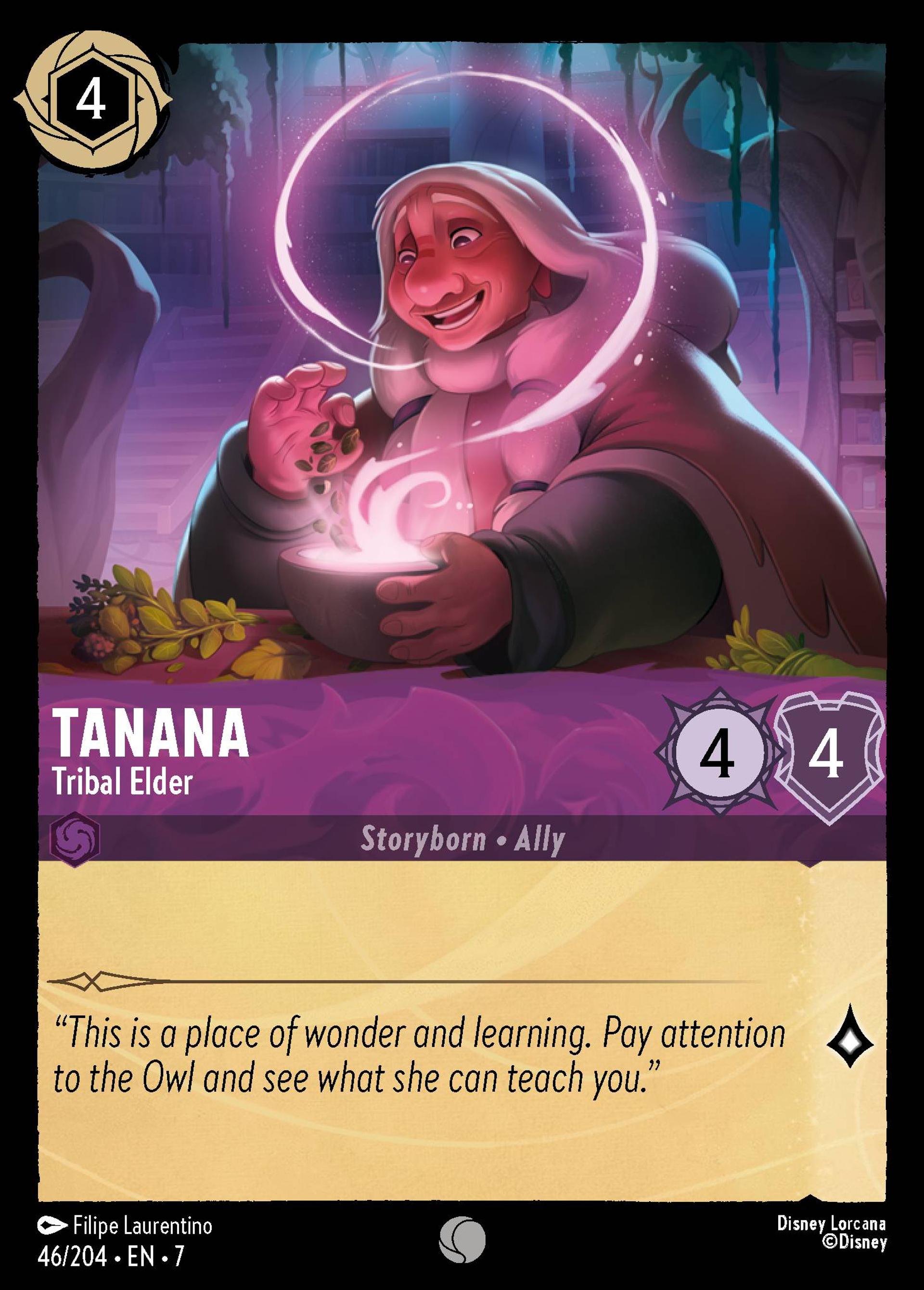 Nanaka - Ancienne de la tribu — Archazia's Island — Lorcana