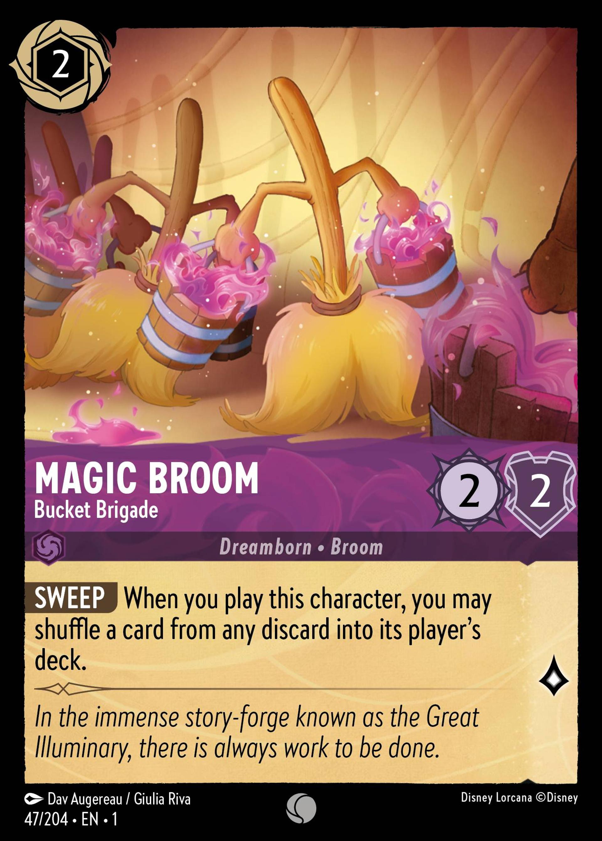 Magic Broom - Bucket Brigade — The First Chapter — Lorcana