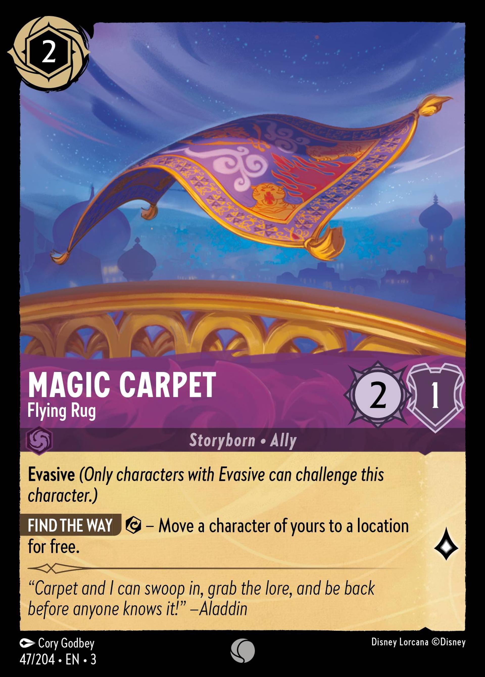 Magic Carpet - Flying Rug — Into the Inklands — Lorcana