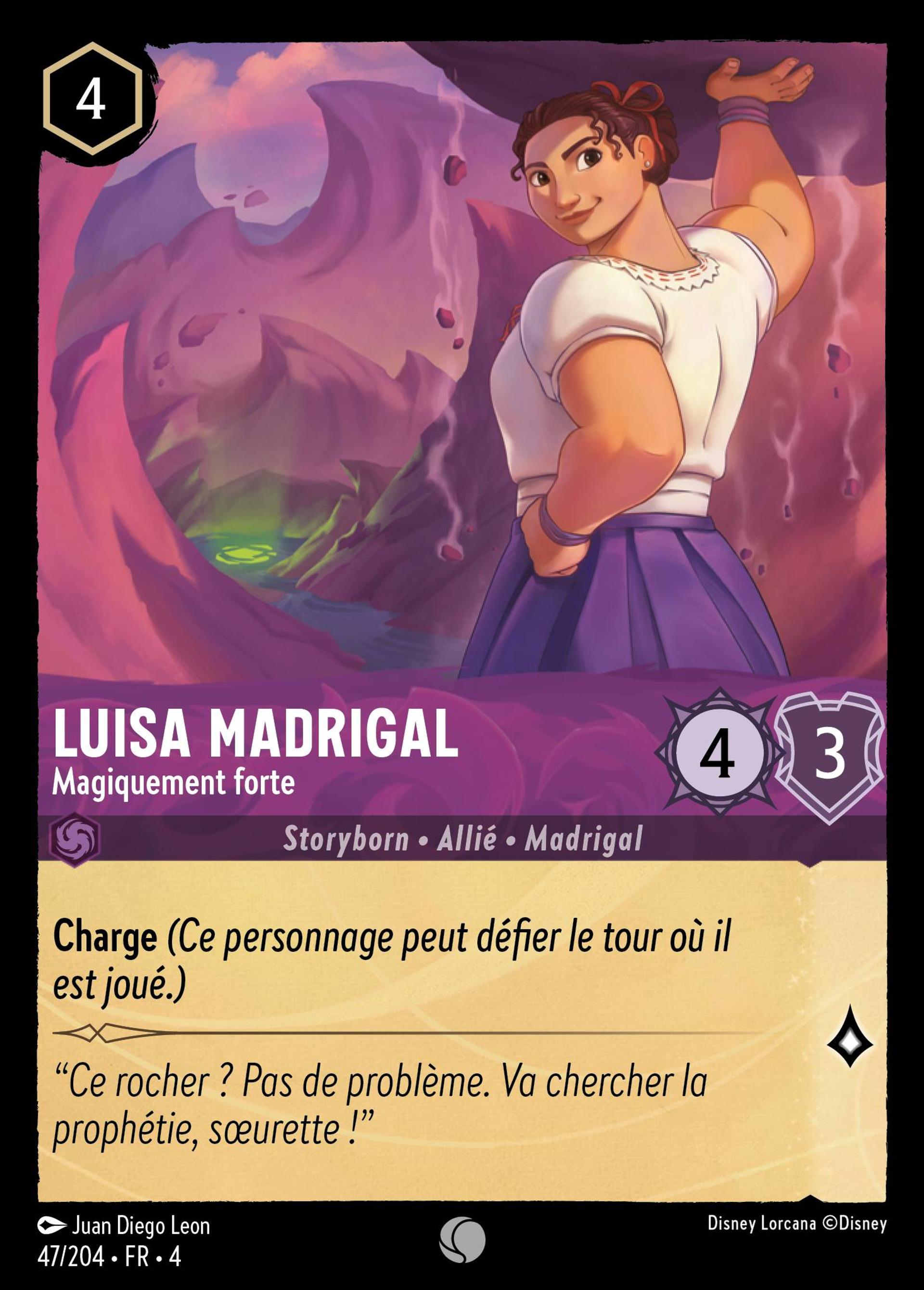 Luisa Madrigal - Magiquement forte — Ursula's Return — Lorcana