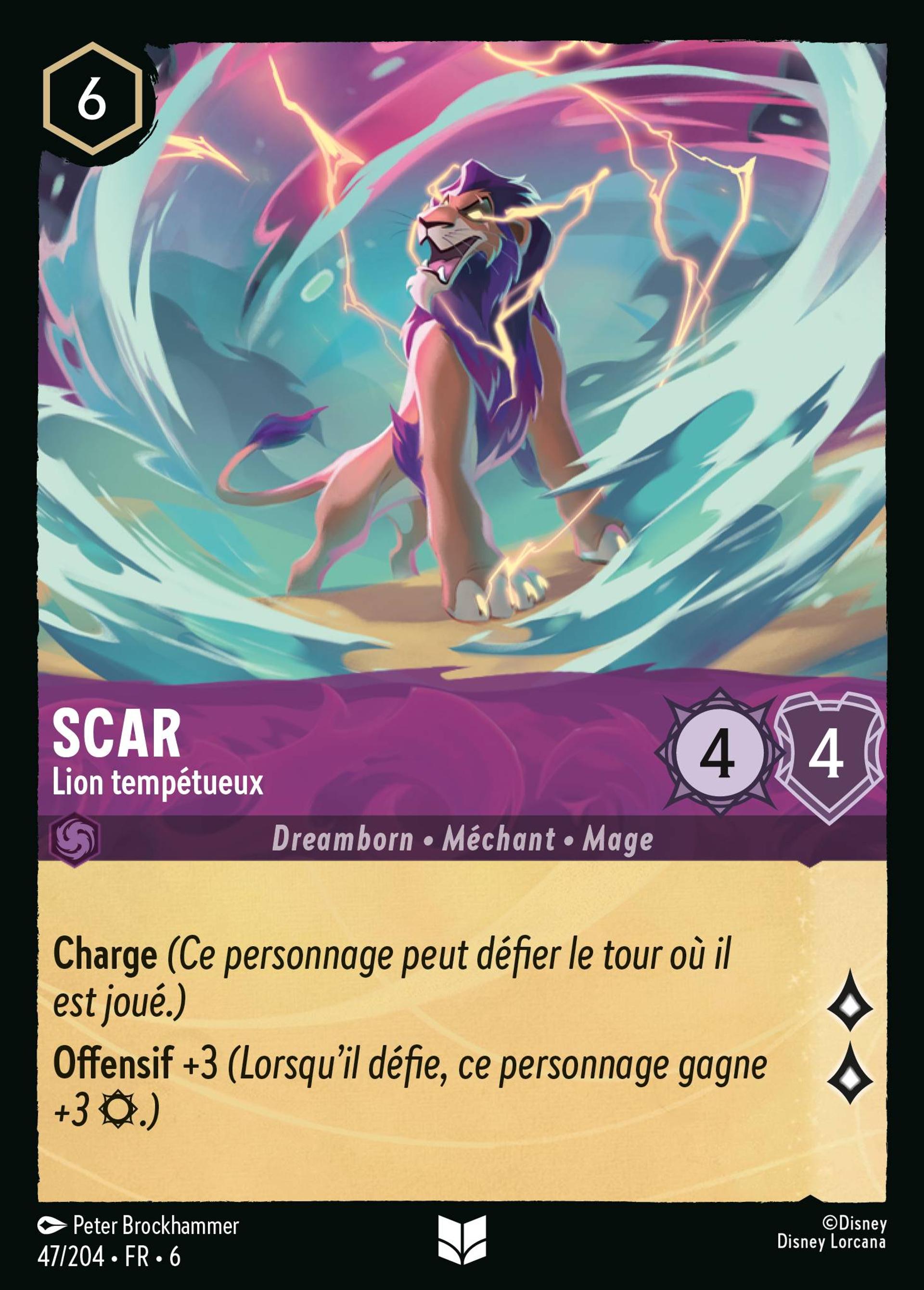 Scar - Lion tempétueux — Azurite Sea — Lorcana