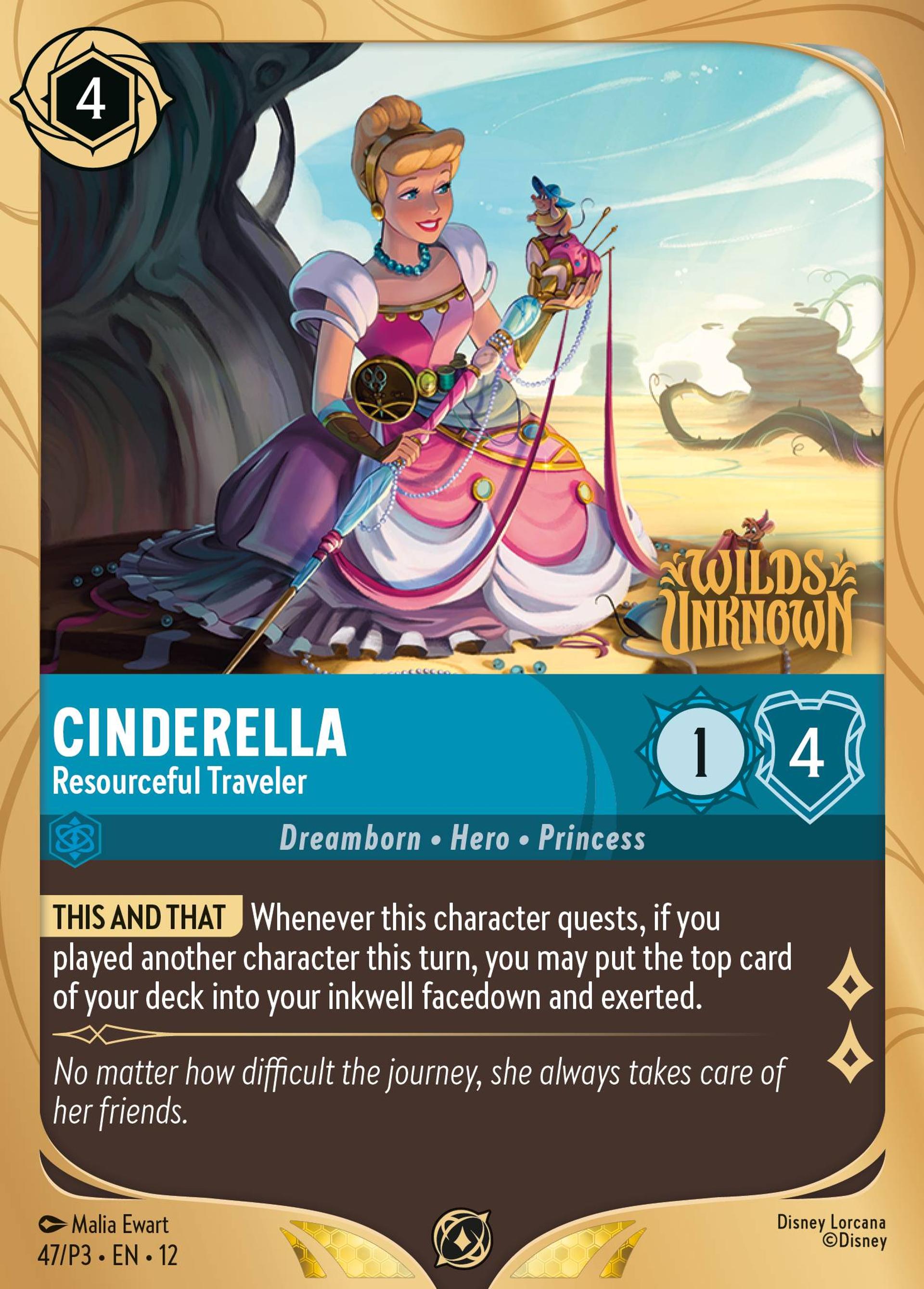 Cinderella - Resourceful Traveler — Promos - Year 3 — Lorcana
