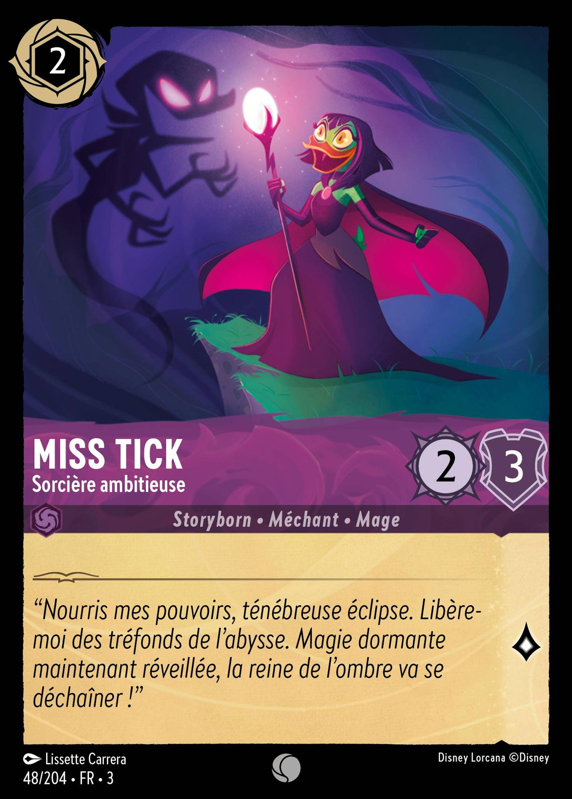 Miss Tick - Sorcière ambitieuse — Into the Inklands — Lorcana