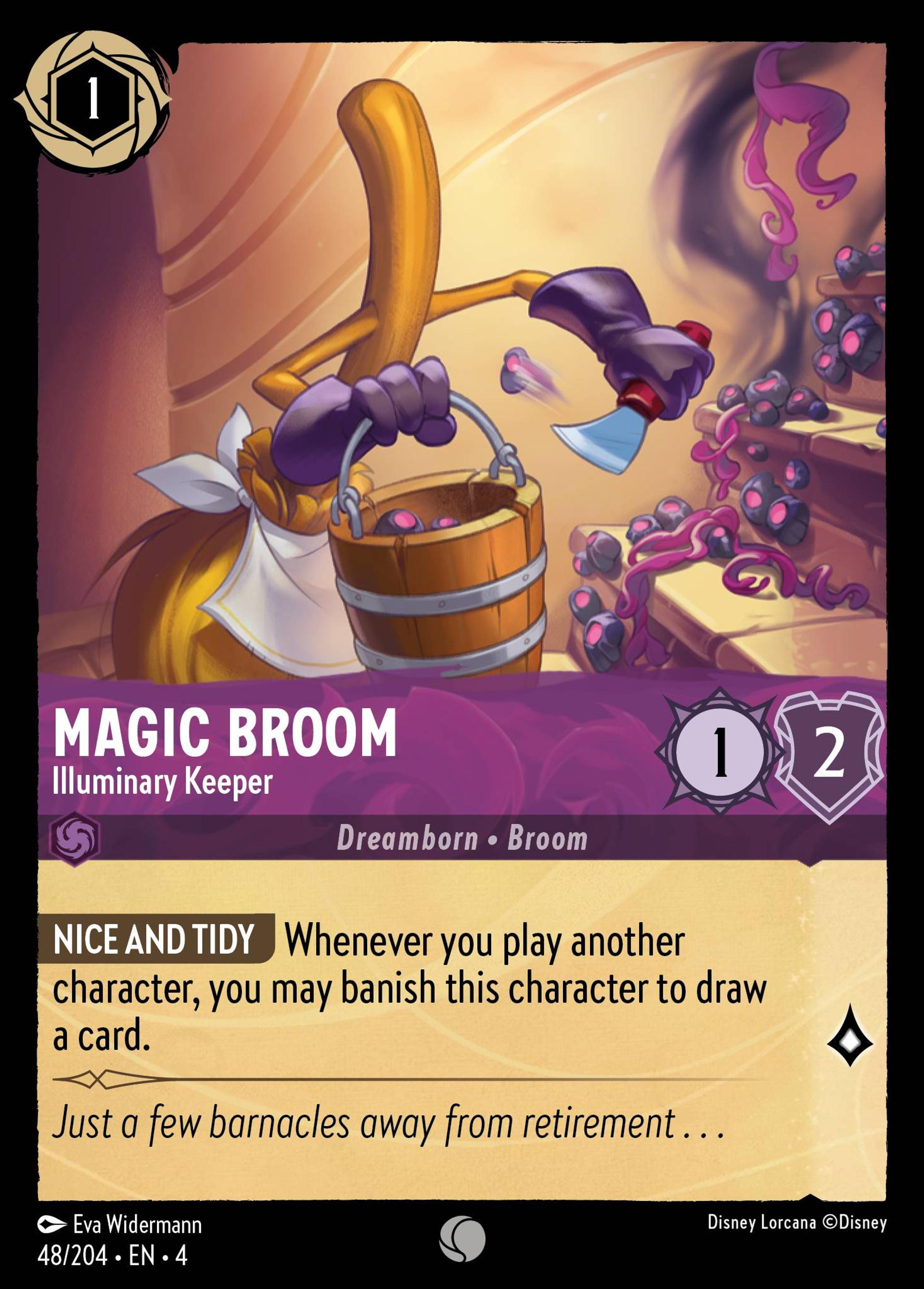 Magic Broom - Illuminary Keeper — Ursula's Return — Lorcana