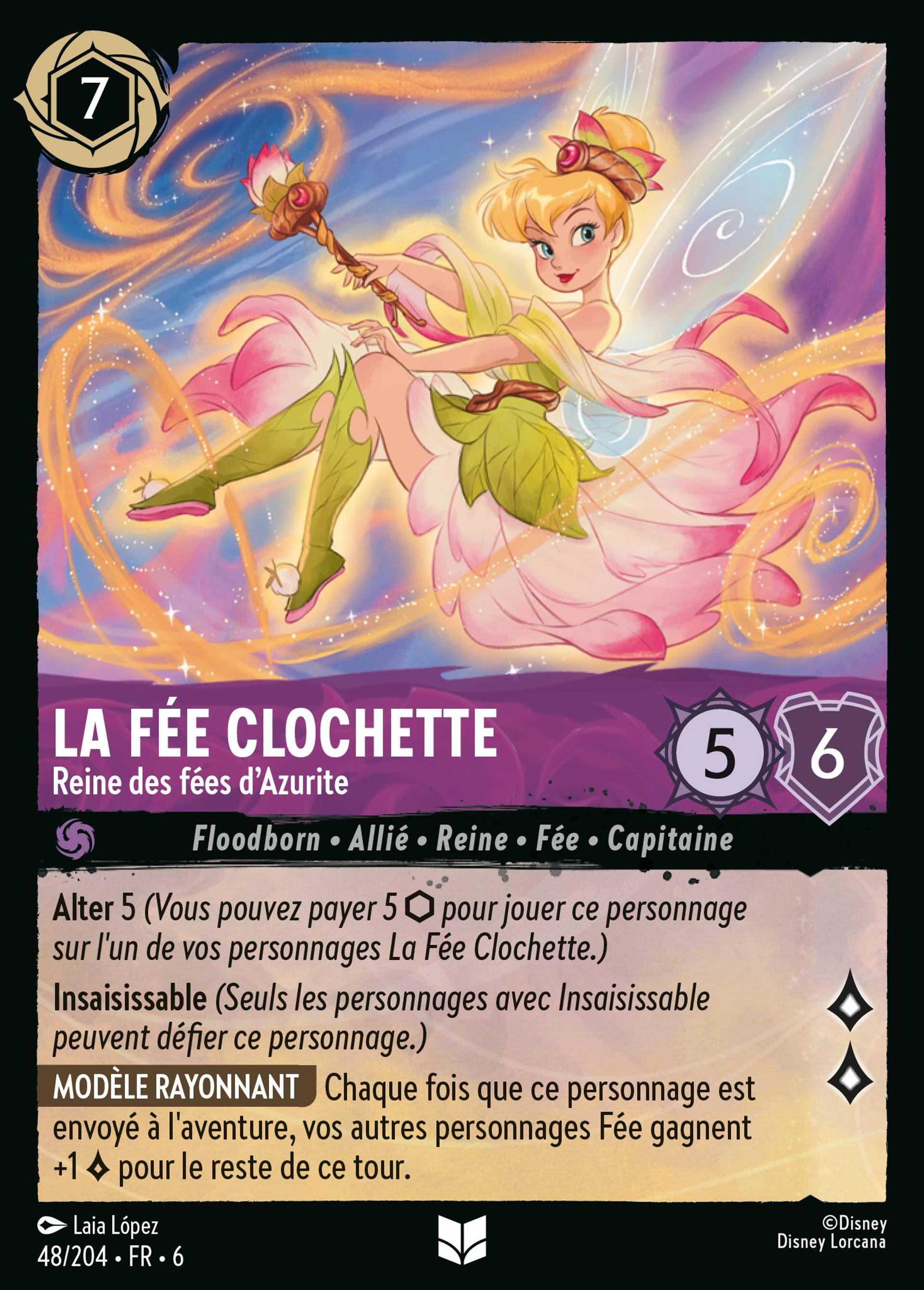 La Fée Clochette - Reine des fées d'Azurite — Azurite Sea — Lorcana