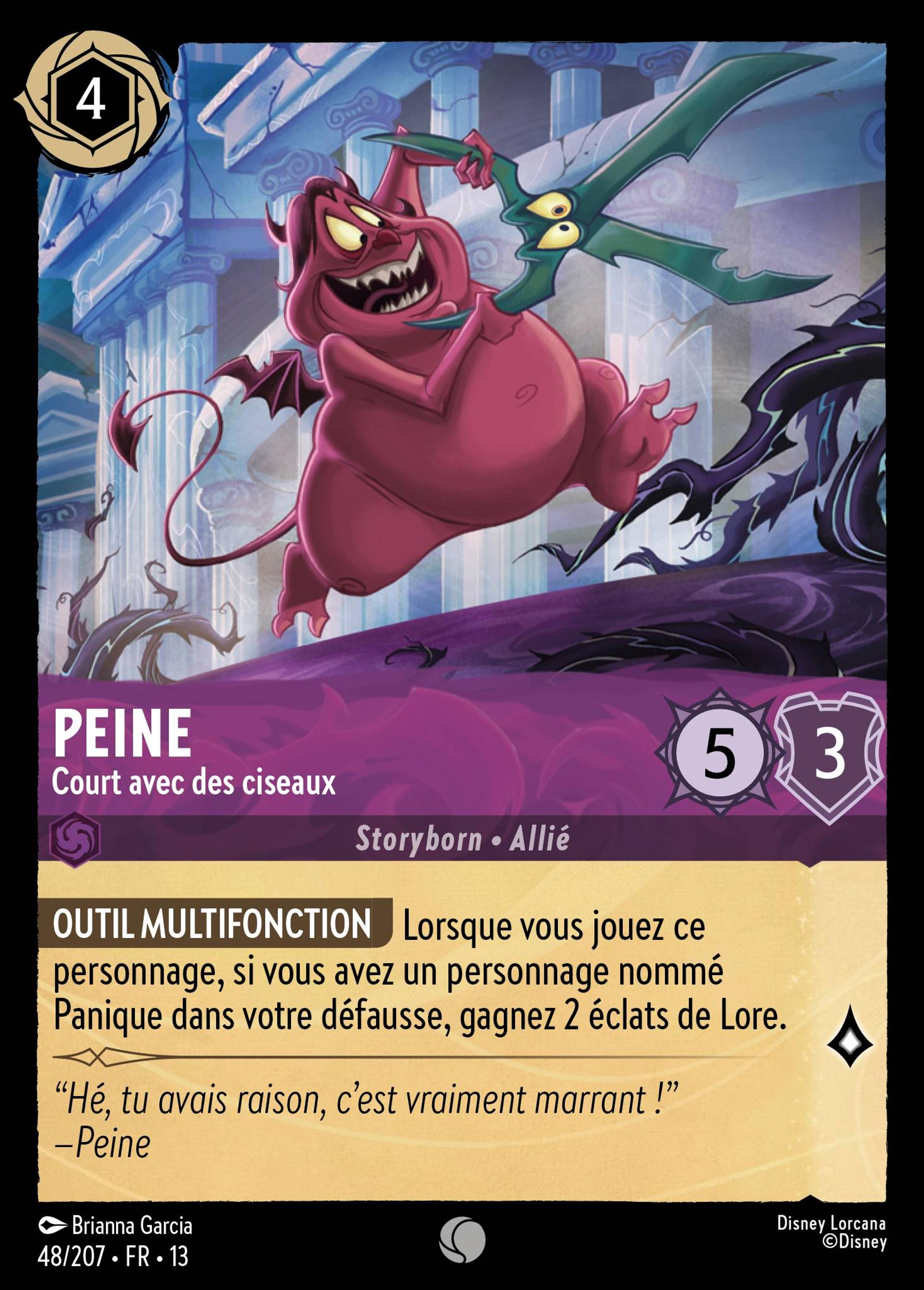 Peine - Court avec des ciseaux — Attack of the Vine! — Lorcana