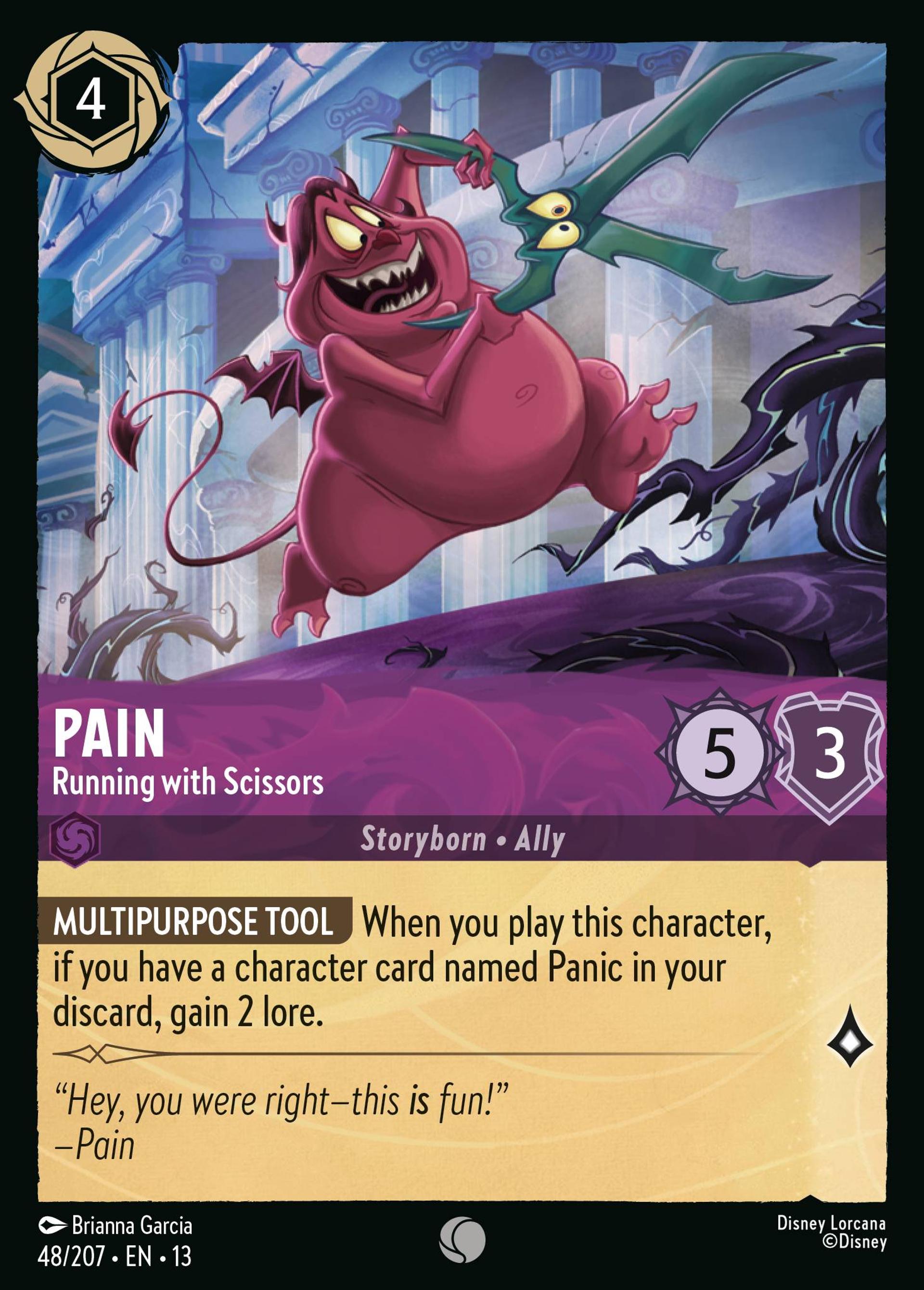 Pain - Running with Scissors — Attack of the Vine! — Lorcana