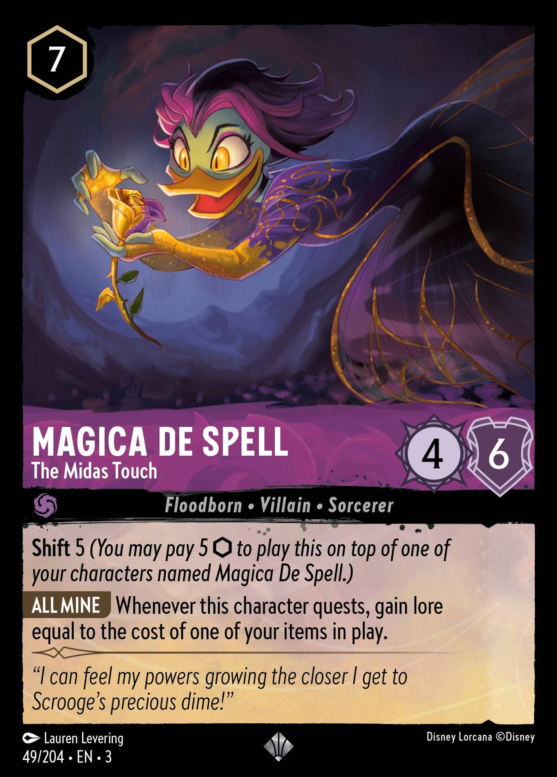 Magica De Spell - The Midas Touch — Into the Inklands — Lorcana