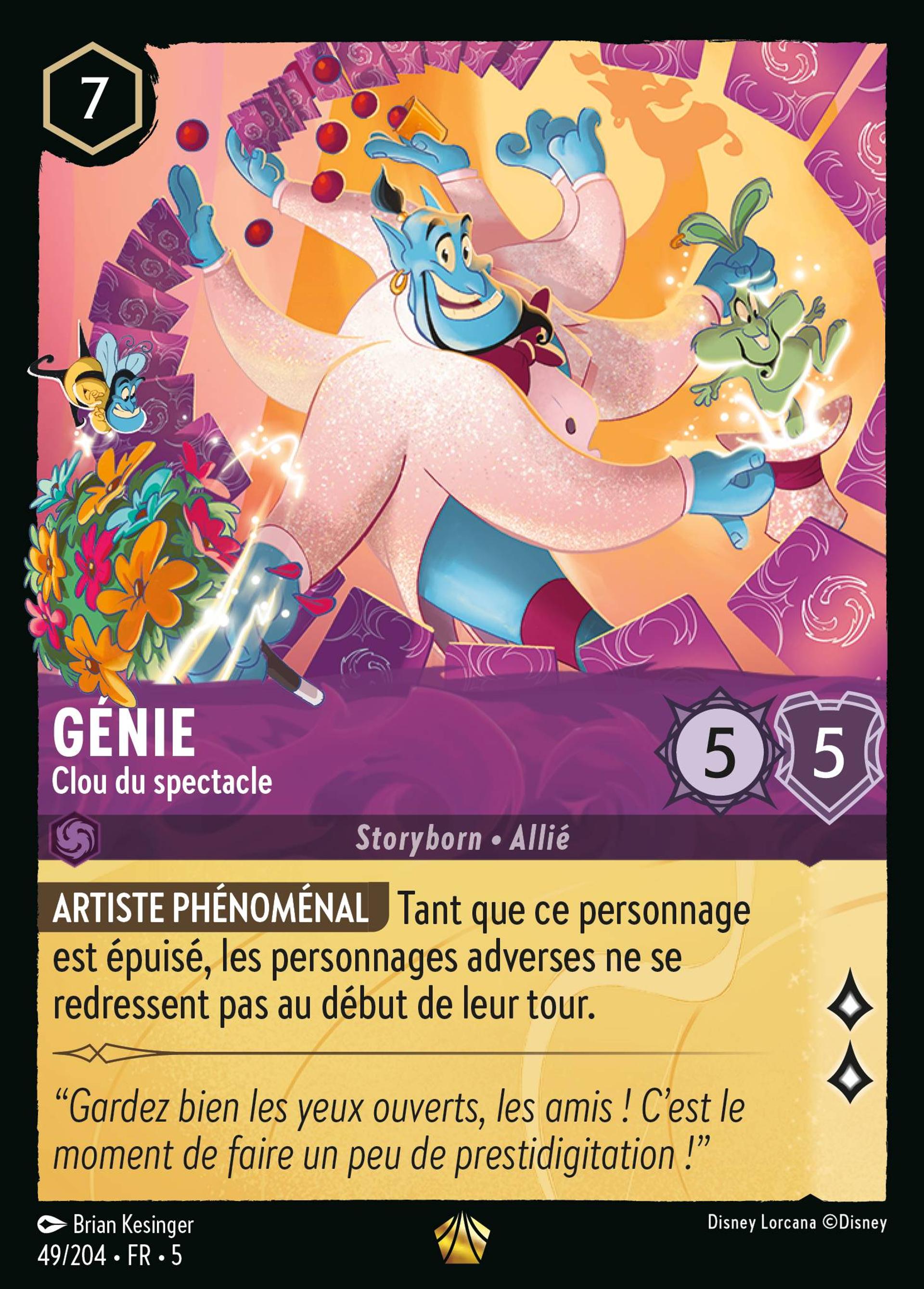 Génie - Clou du spectacle — Shimmering Skies — Lorcana