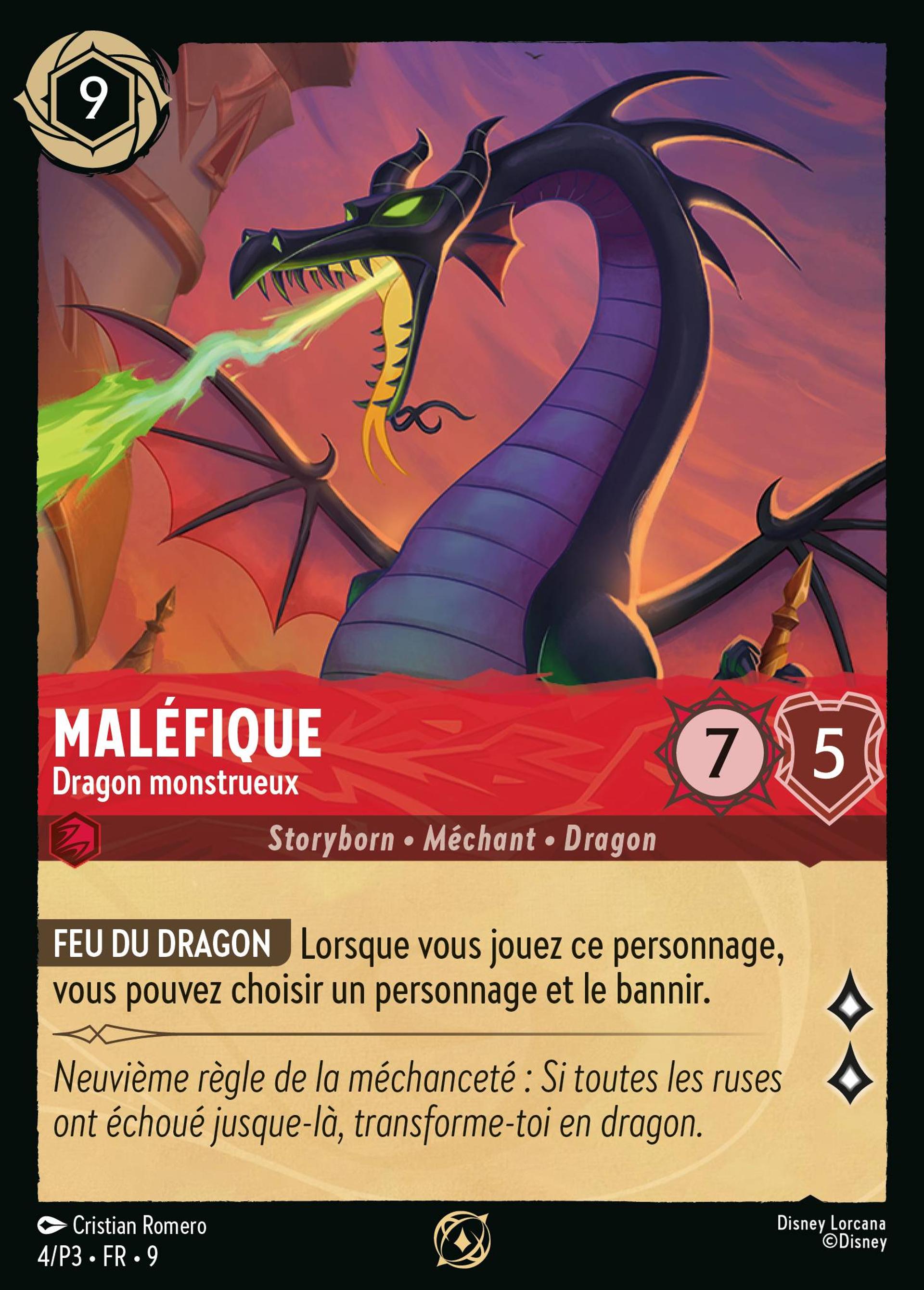 Maléfique - Dragon monstrueux — Promos - Year 3 — Lorcana