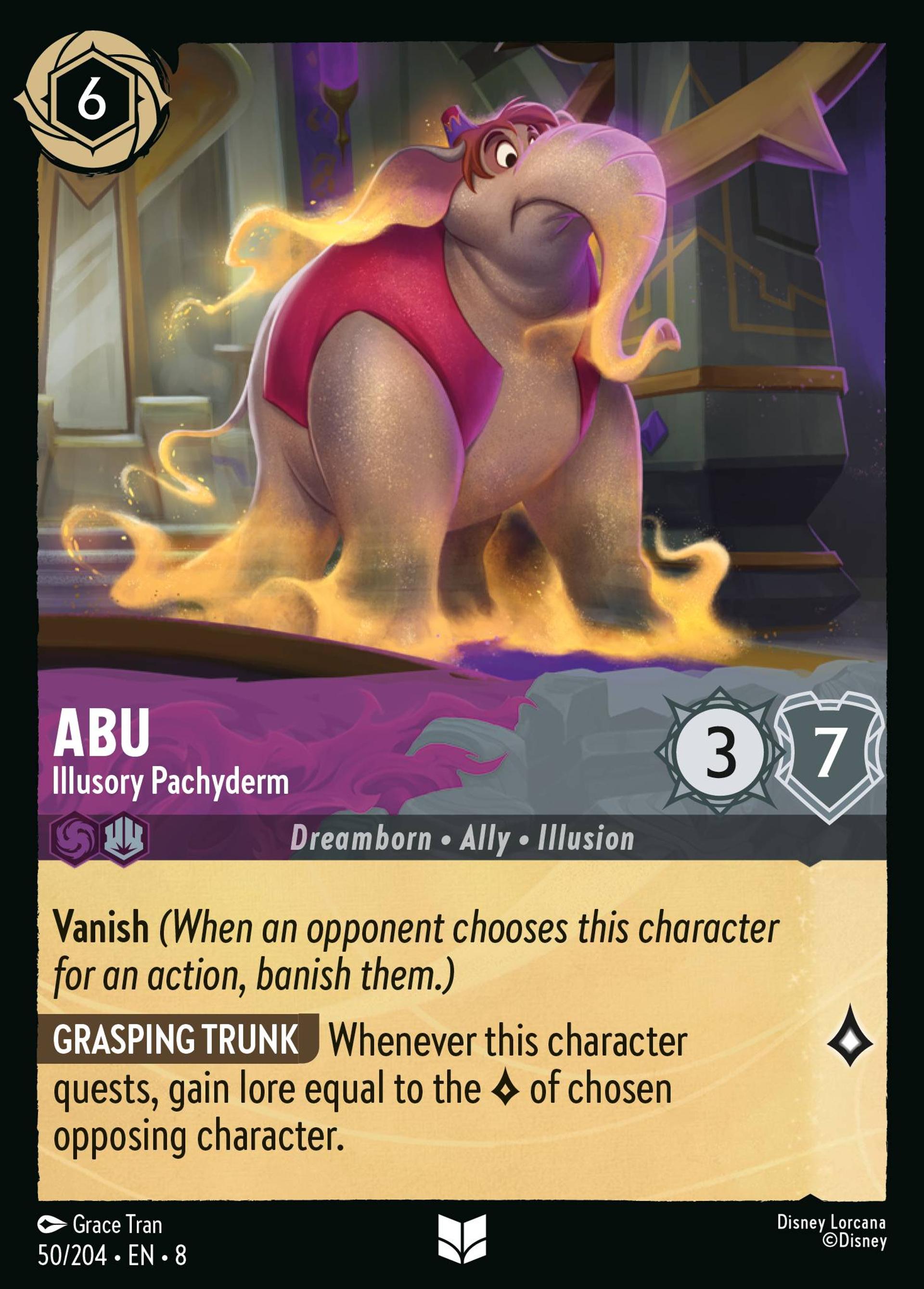 Abu - Apparition pachydermique — The Reign of Jafar — Lorcana