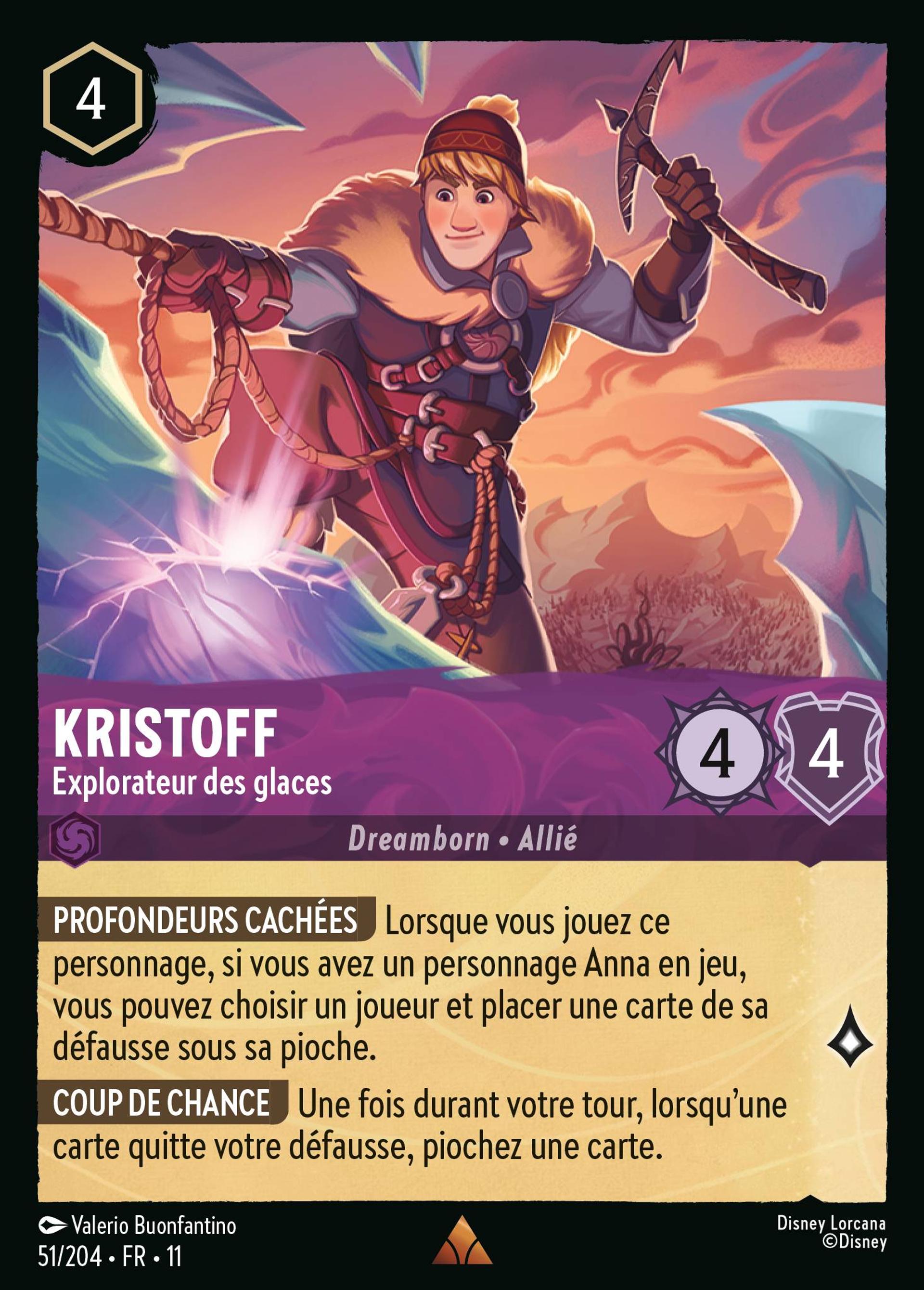 Kristoff - Explorateur des glaces — Winterspell — Lorcana