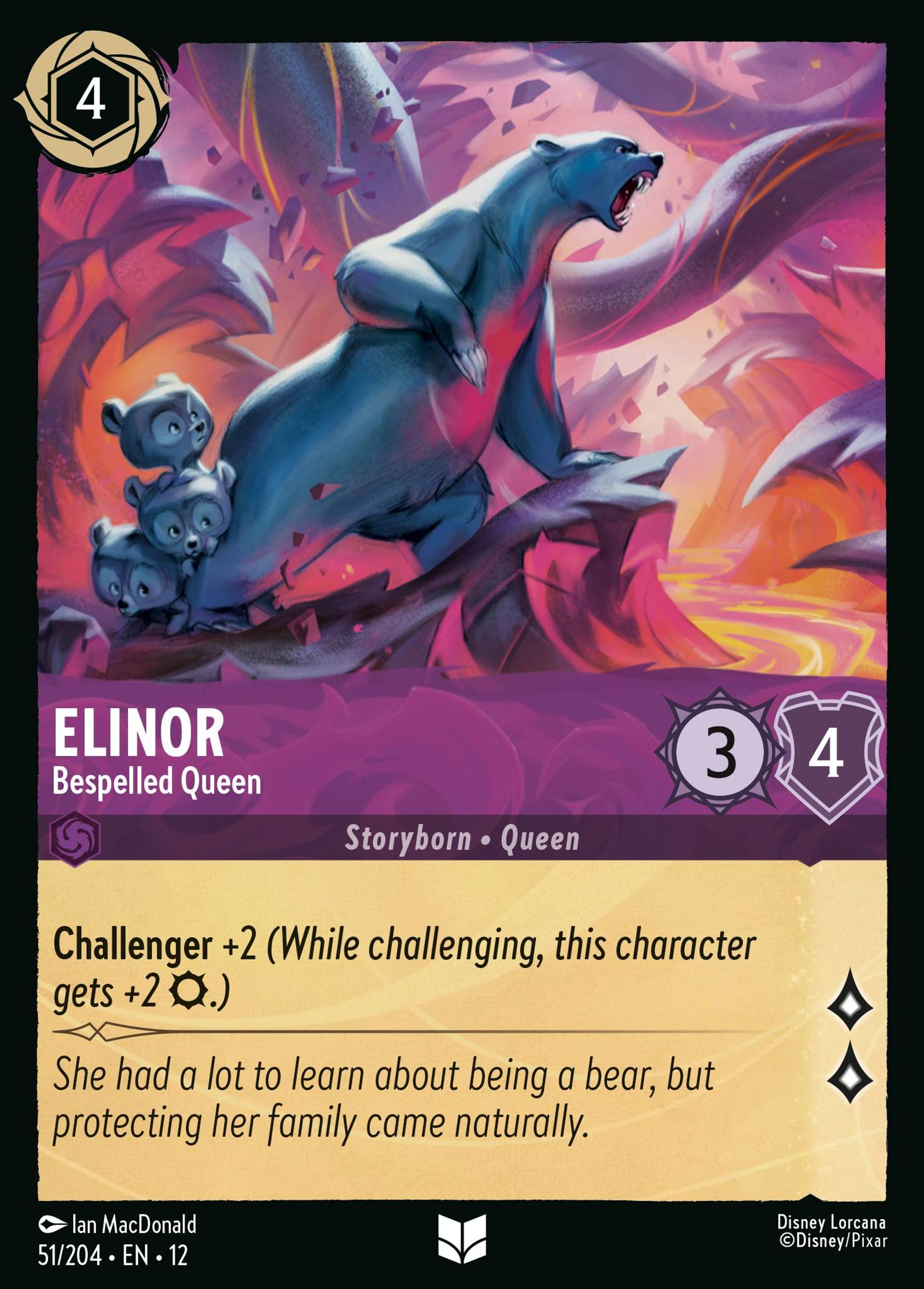 Elinor - Bespelled Queen — Wilds Unknown — Lorcana