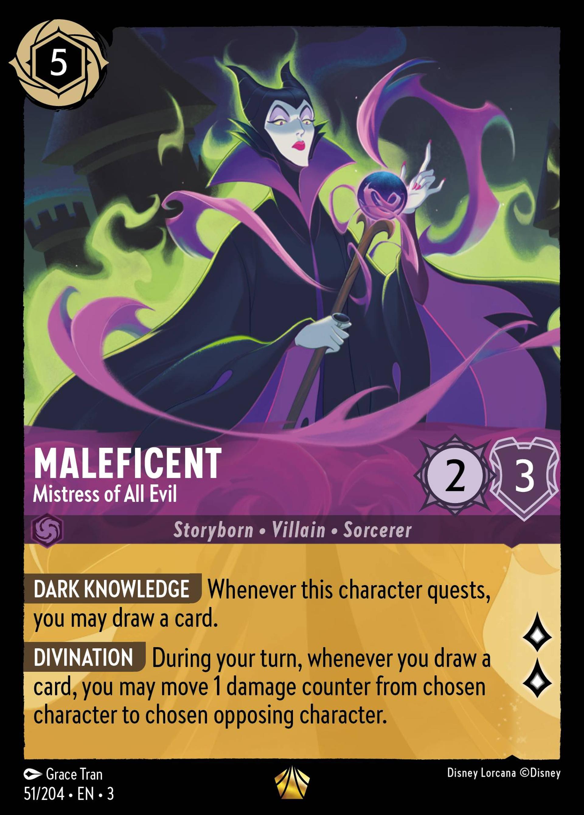 Maleficent - Mistress of All Evil — Into the Inklands — Lorcana