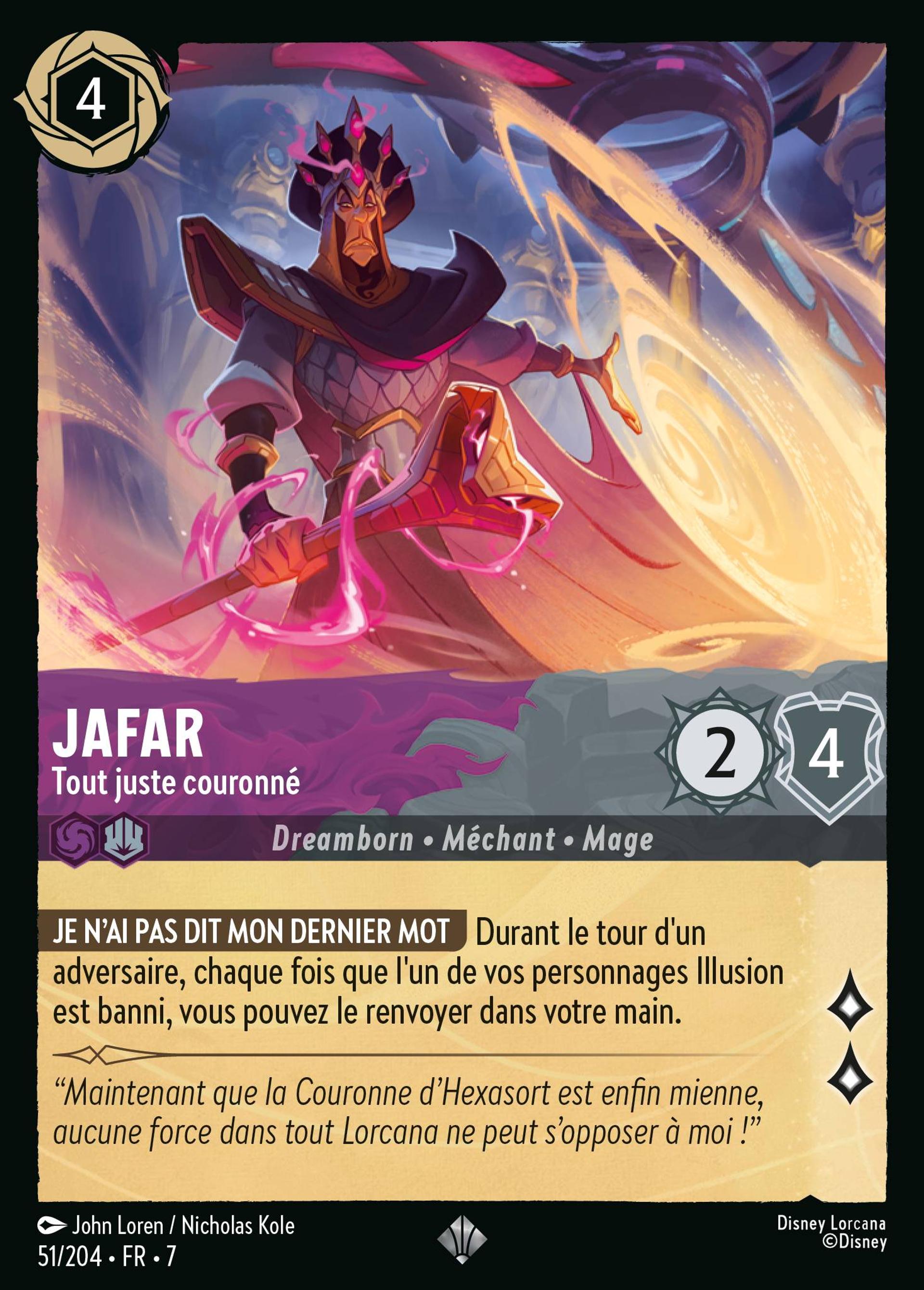 Jafar - Tout juste couronné — Archazia's Island — Lorcana