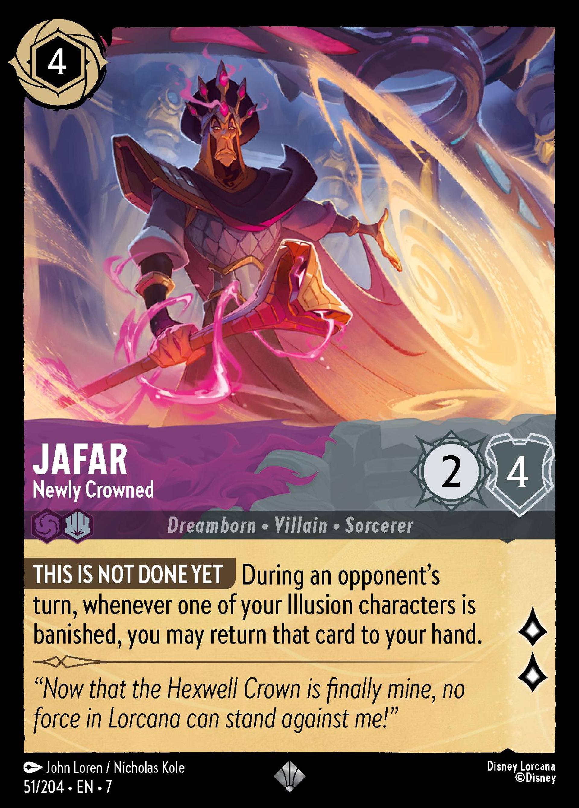 Jafar - Newly Crowned — Archazia's Island — Lorcana