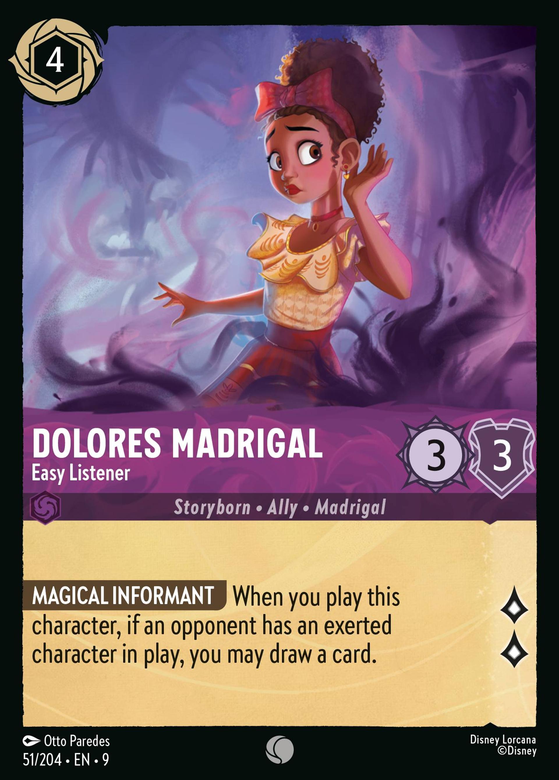 Dolores Madrigal - Easy Listener — Fabled — Lorcana
