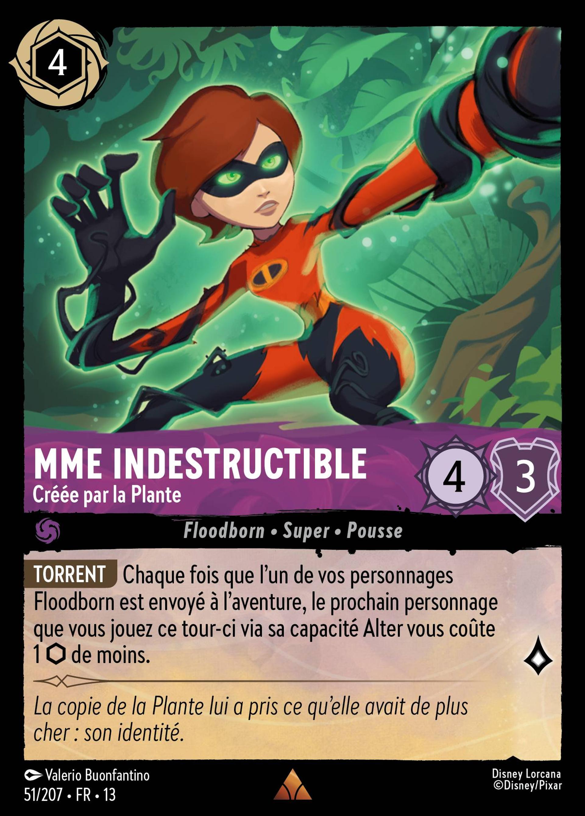 Mme Indestructible - Créée par la Plante — Attack of the Vine! — Lorcana