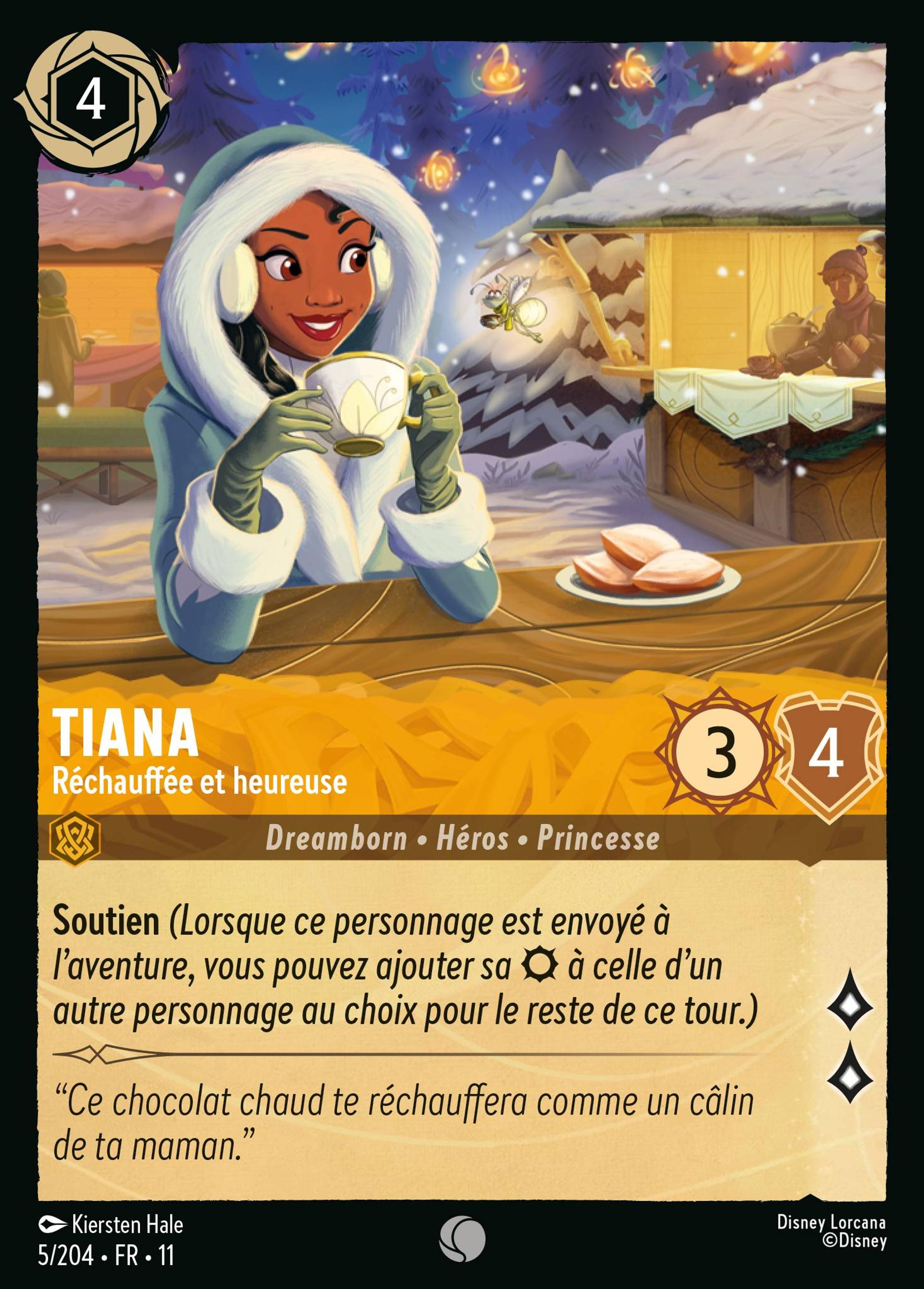 Tiana - Réchauffée et heureuse — Winterspell — Lorcana